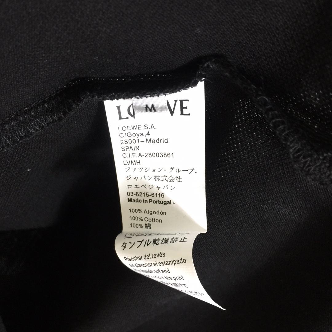 Loewe Logo Cotton Polo Shirt - FashionPlug