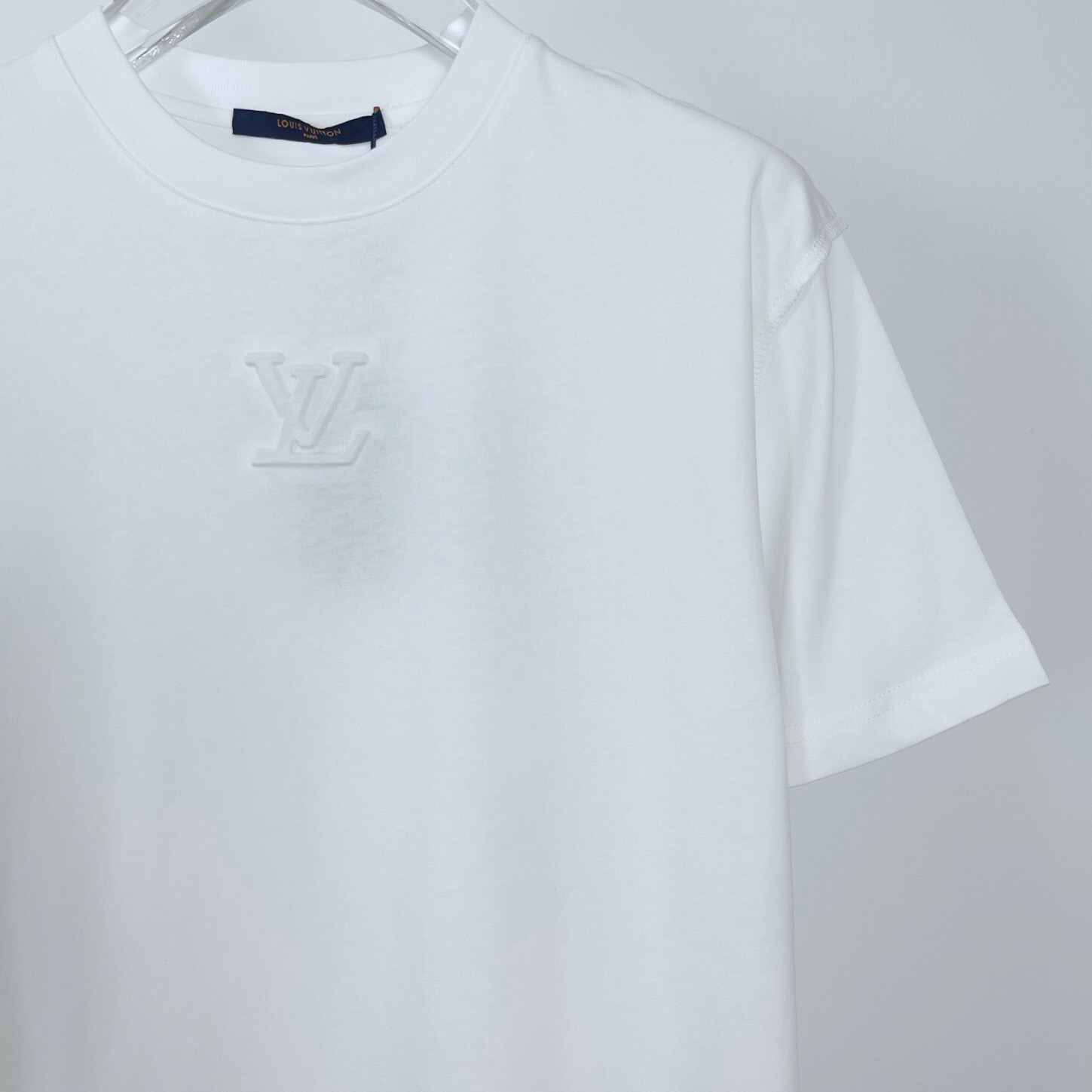 Louis Vuitton Logo Cotton T-Shirt    - FashionPlug