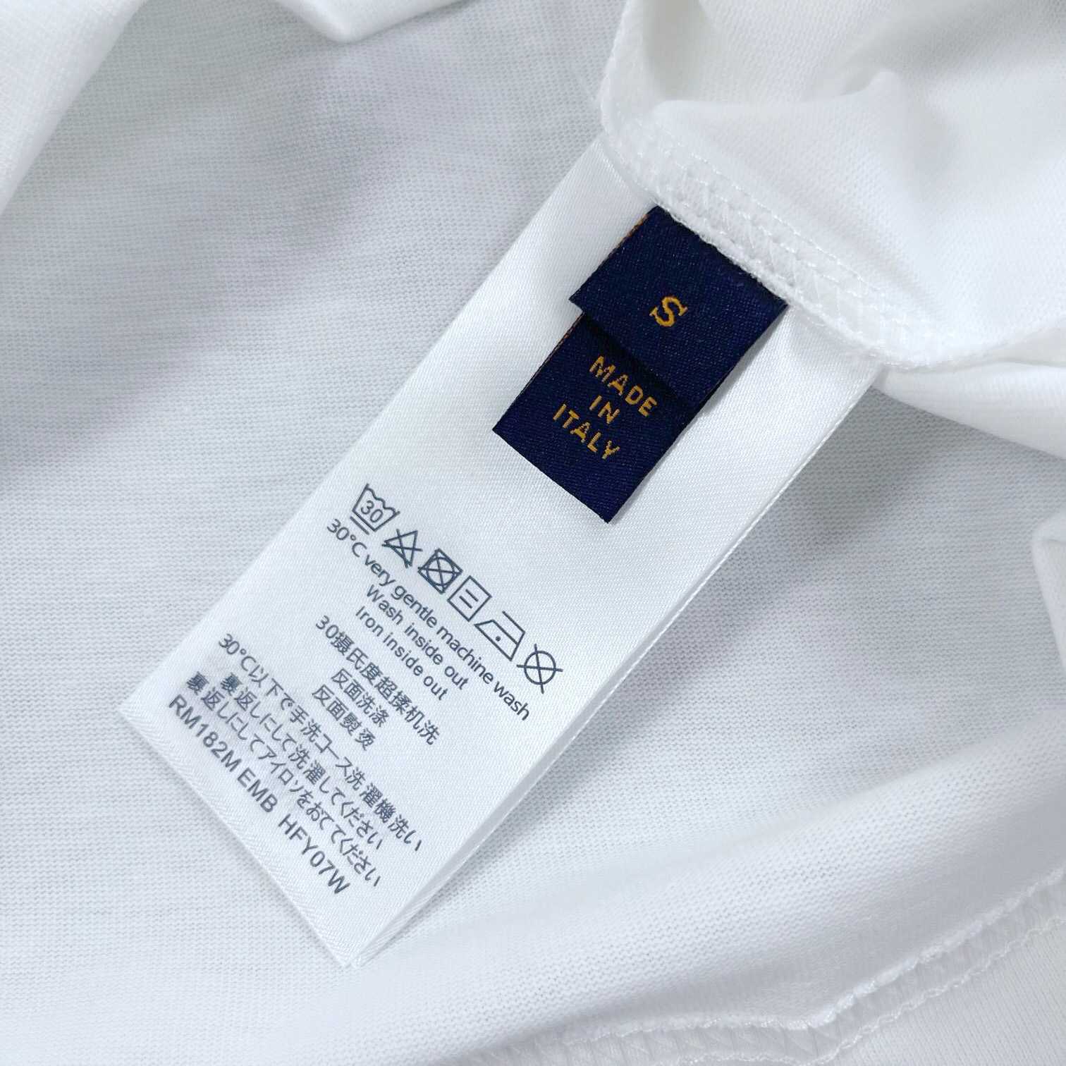 Louis Vuitton Logo Cotton T-Shirt    - FashionPlug