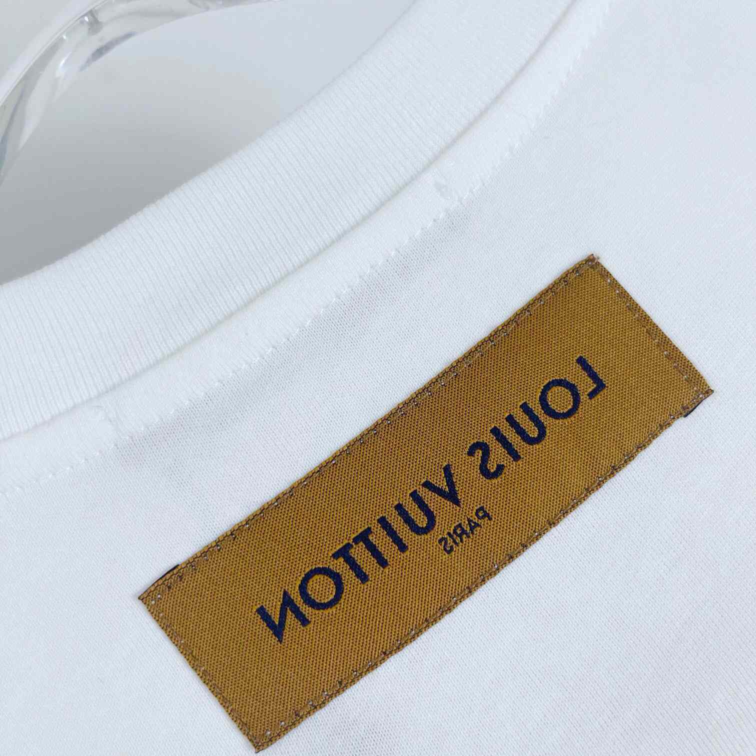 Louis Vuitton Logo Cotton T-Shirt    - FashionPlug