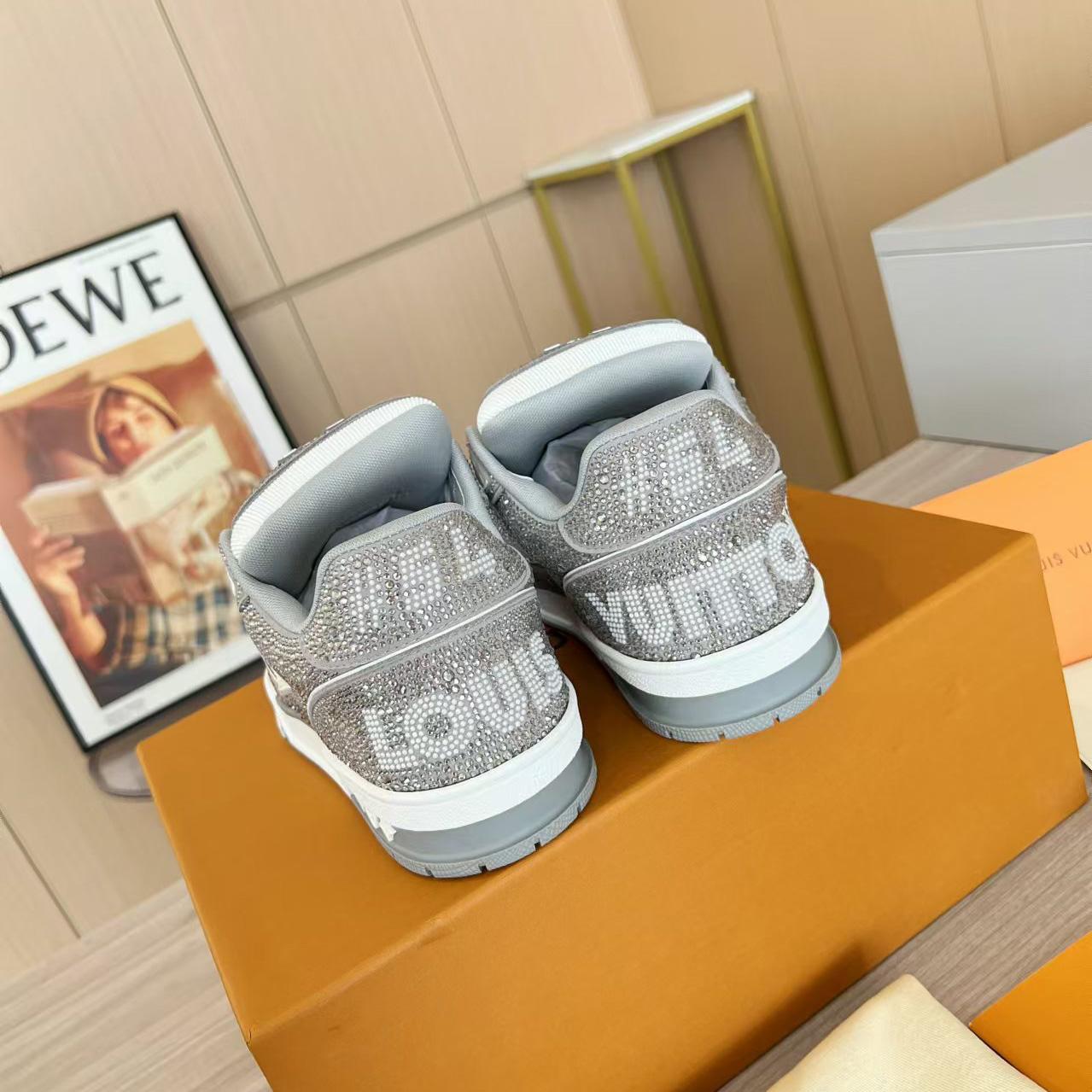 Louis Vuitton LV Trainer Sneaker   - FashionPlug