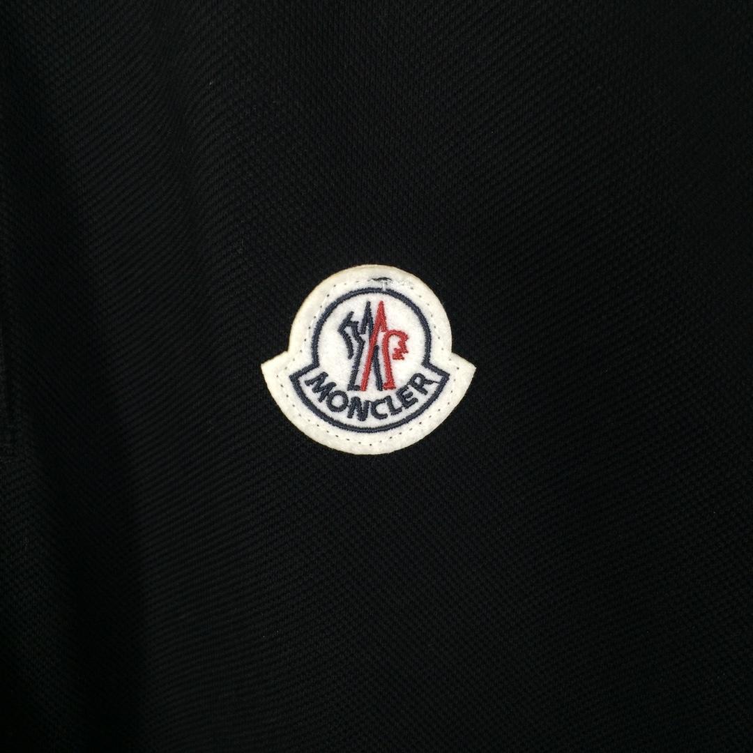 Moncler Logo Cotton Polo Shirt - FashionPlug