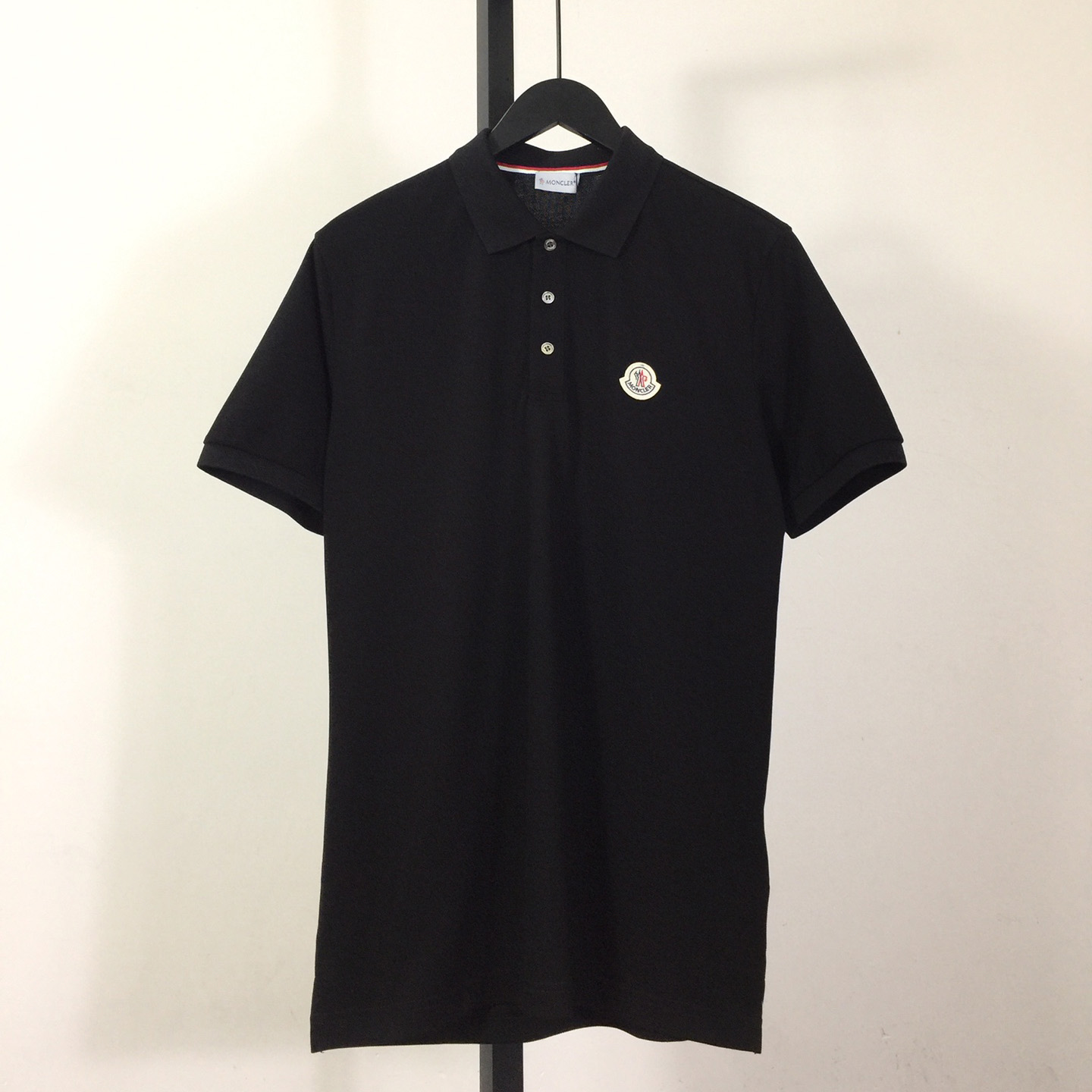 Moncler Logo Cotton Polo Shirt - FashionPlug