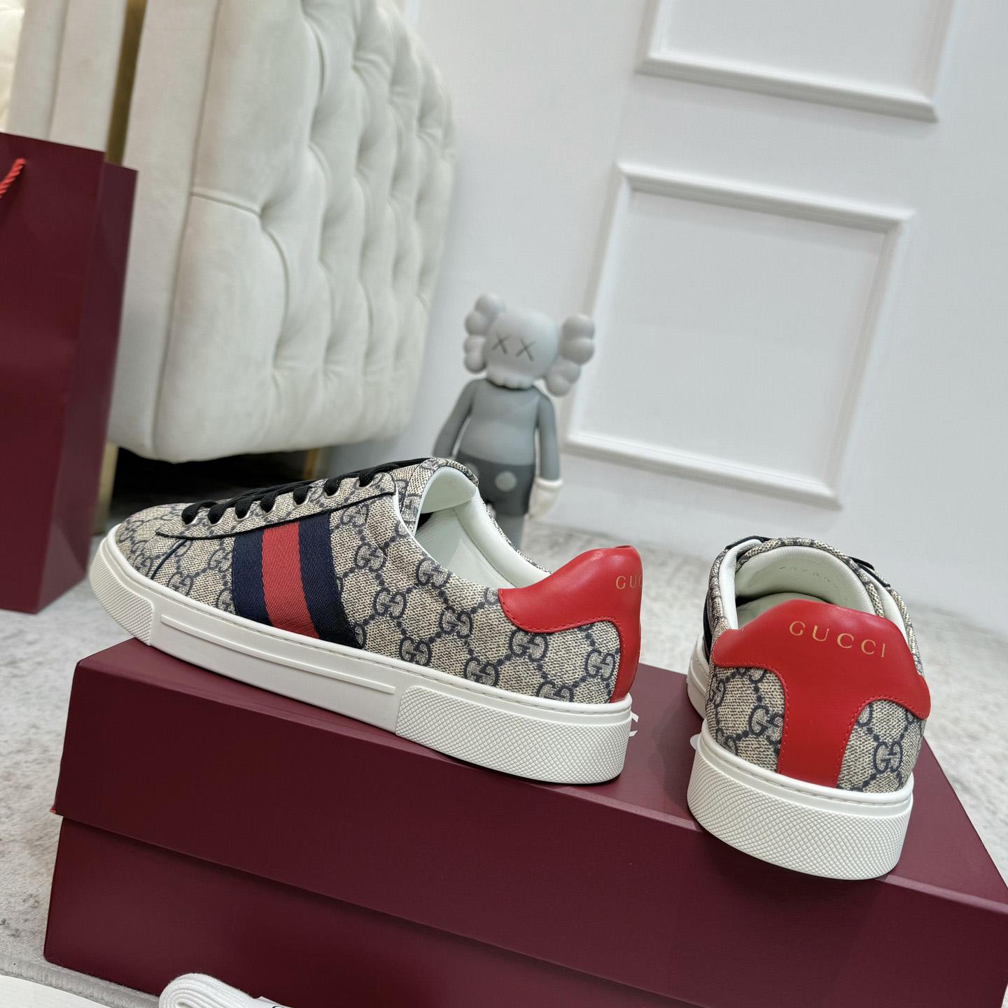 Gucci Ace Sneaker With Web - FashionPlug