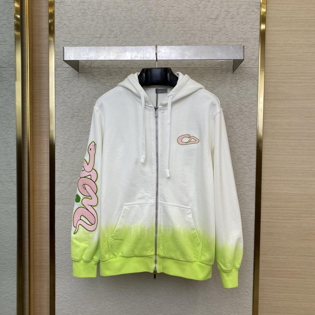 Dior And Kaws Hooded Sweatshirt - FashionPlug