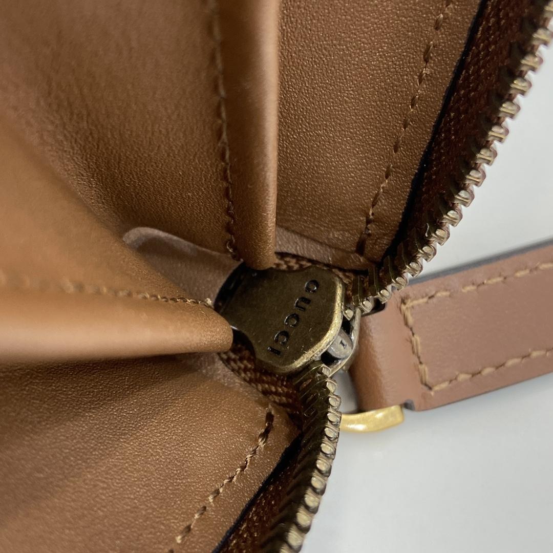Gucci GG Emblem Around Wallet - FashionPlug