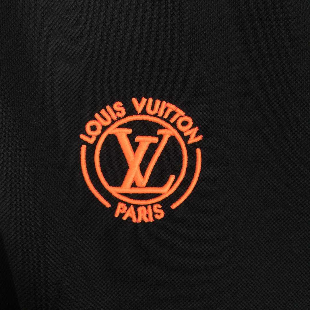 Louis Vuitton Short-Sleeved Cotton Polo Shirt    - FashionPlug