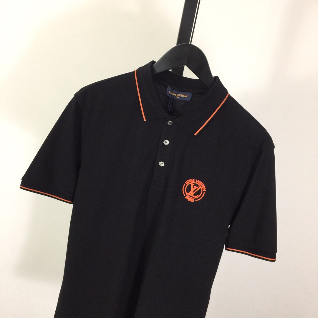 Louis Vuitton Short-Sleeved Cotton Polo Shirt    - FashionPlug