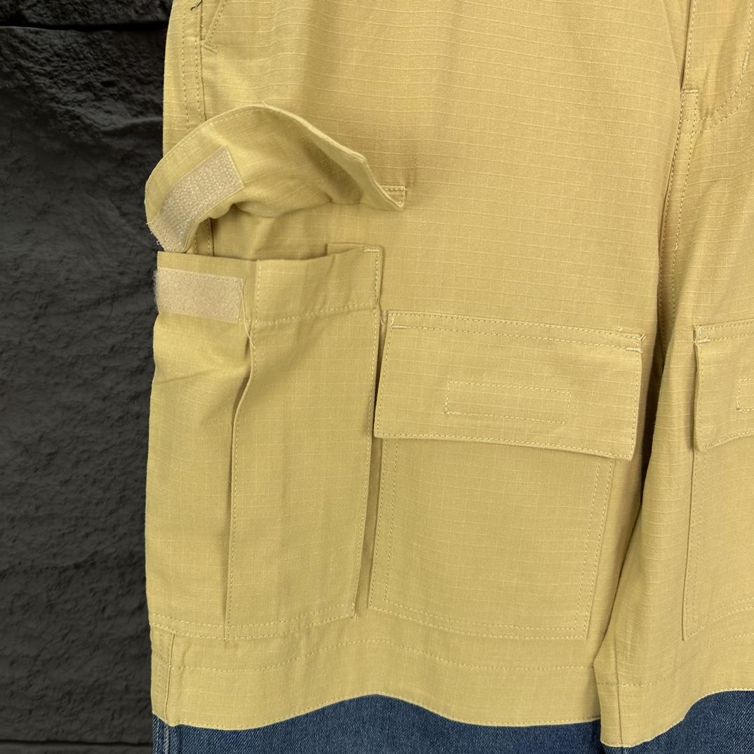 Balenciaga Patched Cotton Cargo Pants - FashionPlug