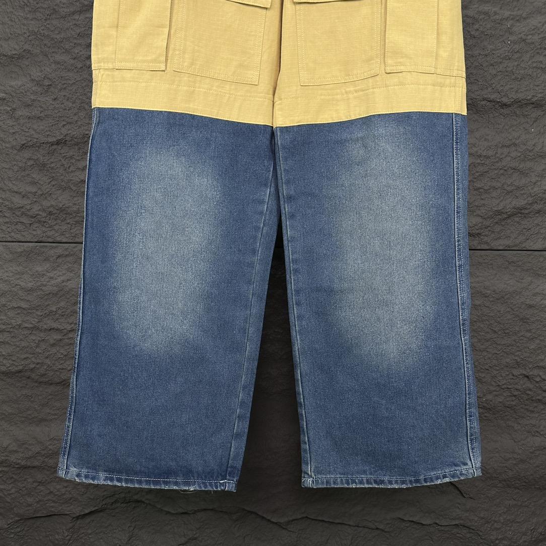 Balenciaga Patched Cotton Cargo Pants - FashionPlug