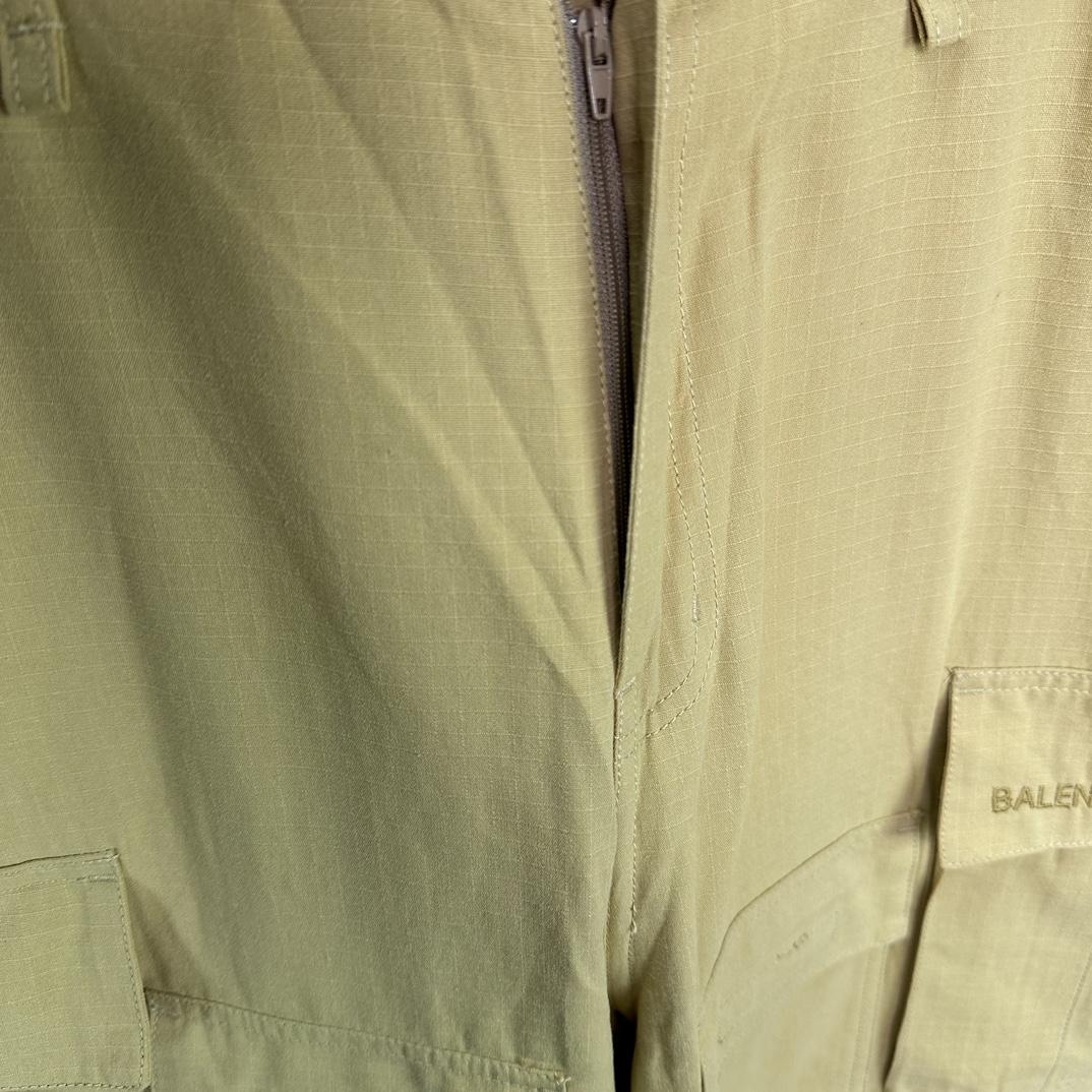 Balenciaga Patched Cotton Cargo Pants - FashionPlug