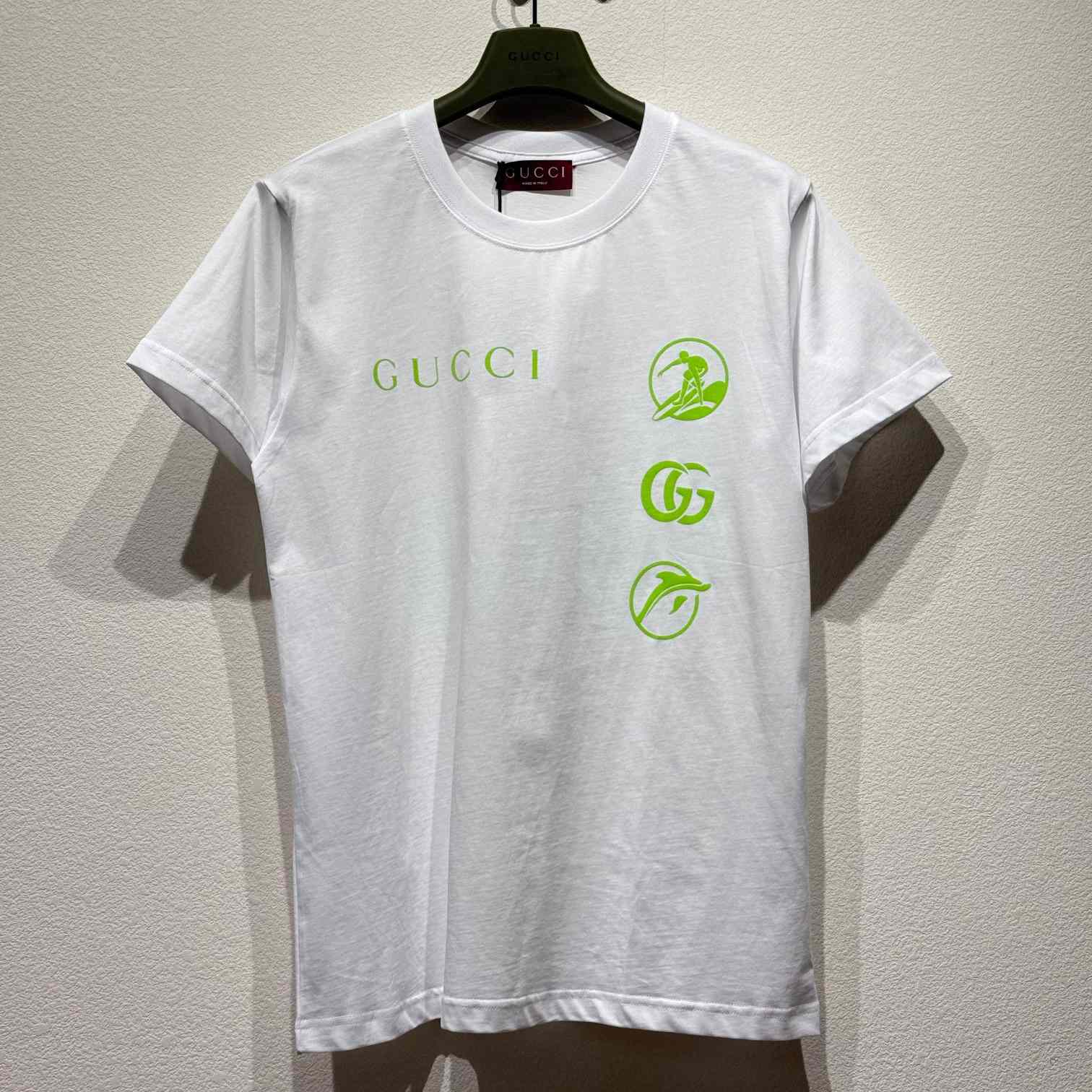 Gucci Printed Cotton Jersey T-shirt - FashionPlug