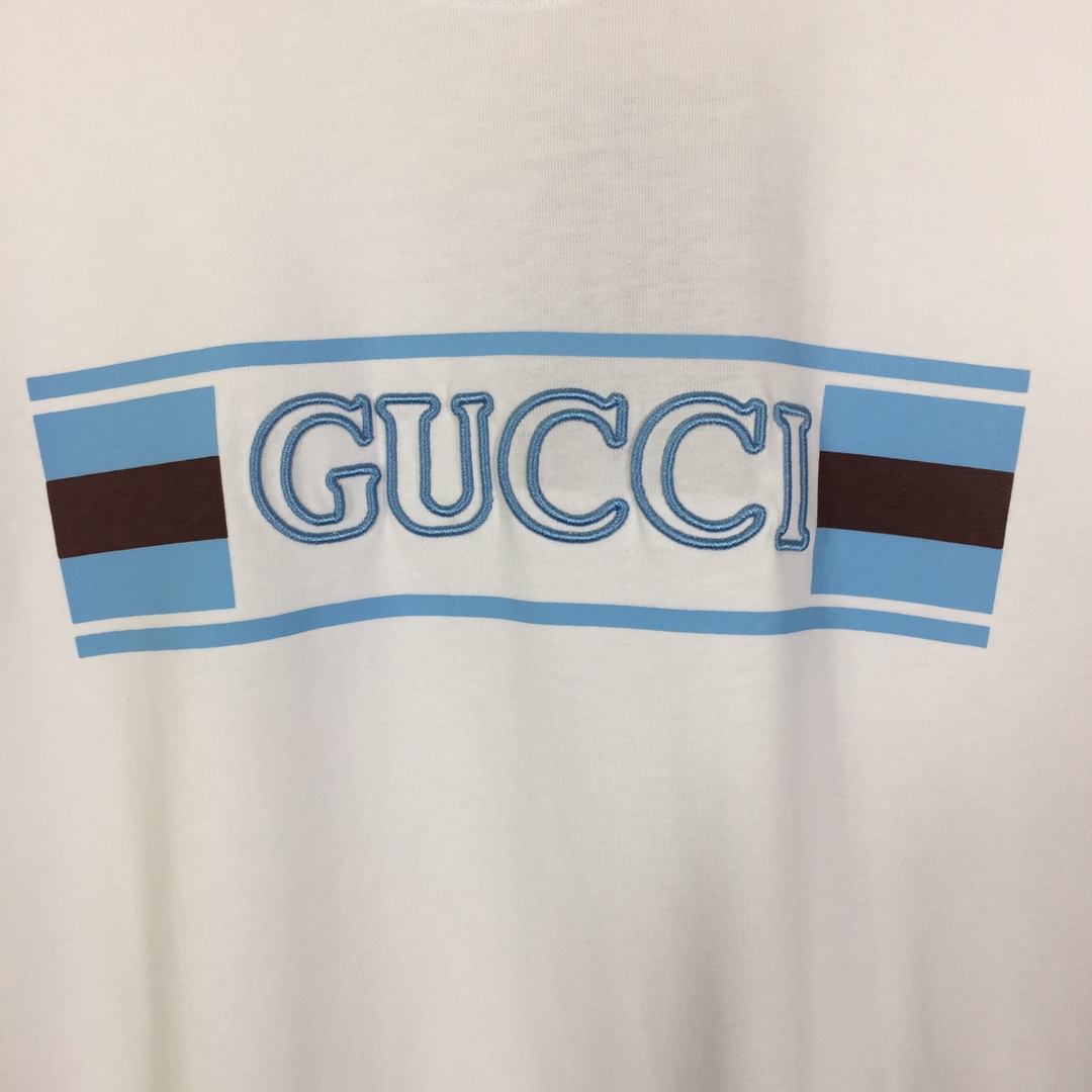 Gucci Cotton Jersey T-shirt With Print  - FashionPlug