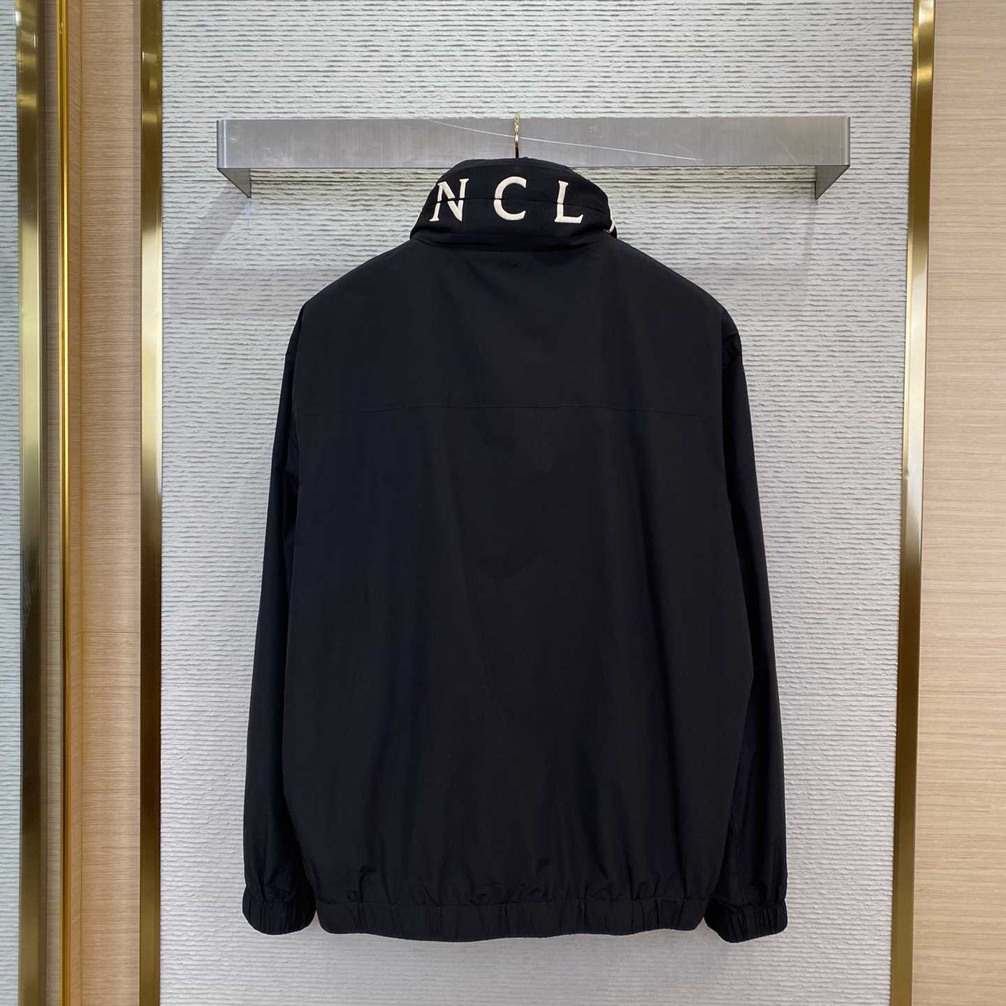 Moncler Logo Patch Zip-Up Jacket - FashionPlug