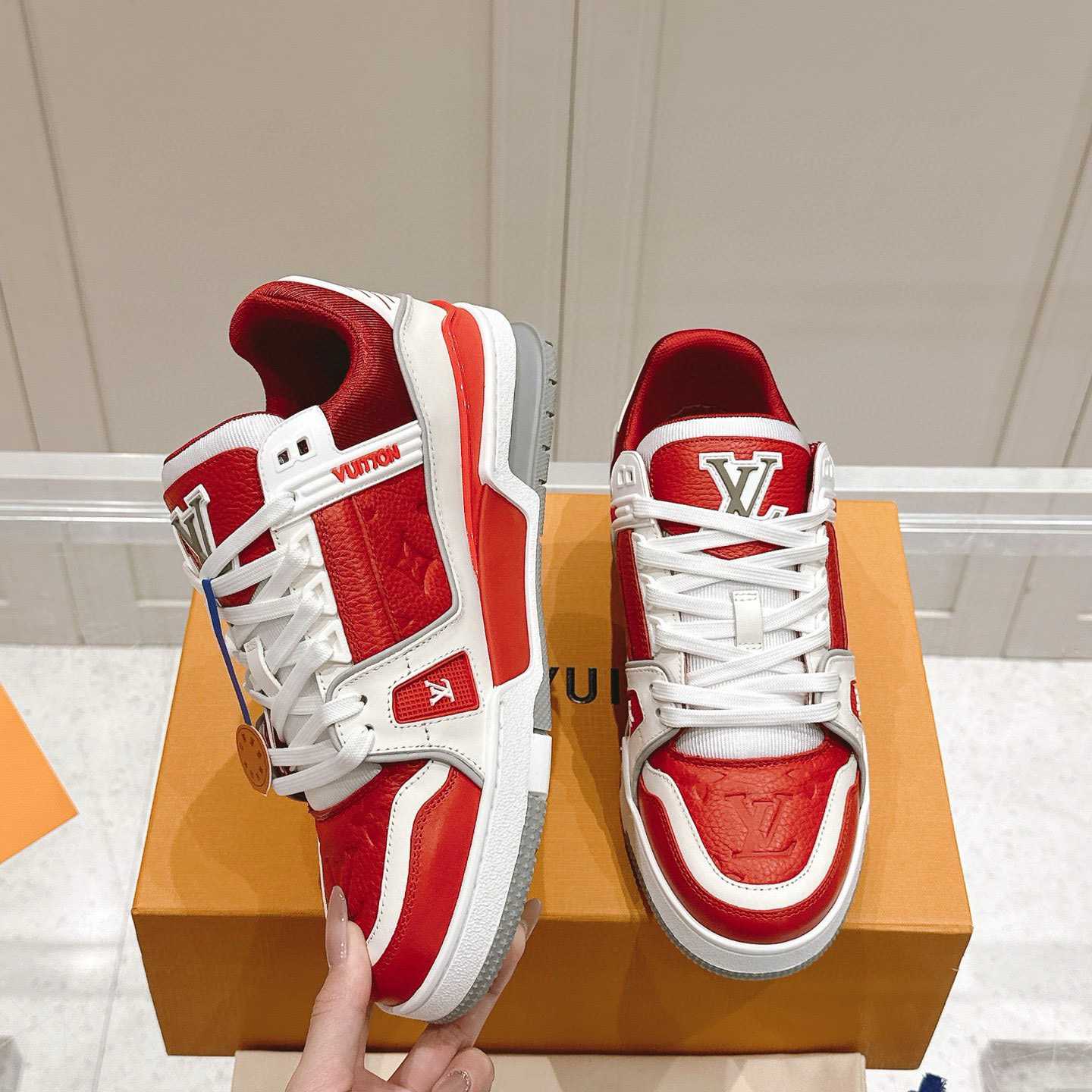 Louis Vuitton LV Trainer Sneaker  1ADHT4 - FashionPlug