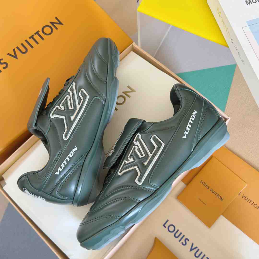 Louis Vuitton LV Footprint Soccer Sneaker   1AHDPP - FashionPlug