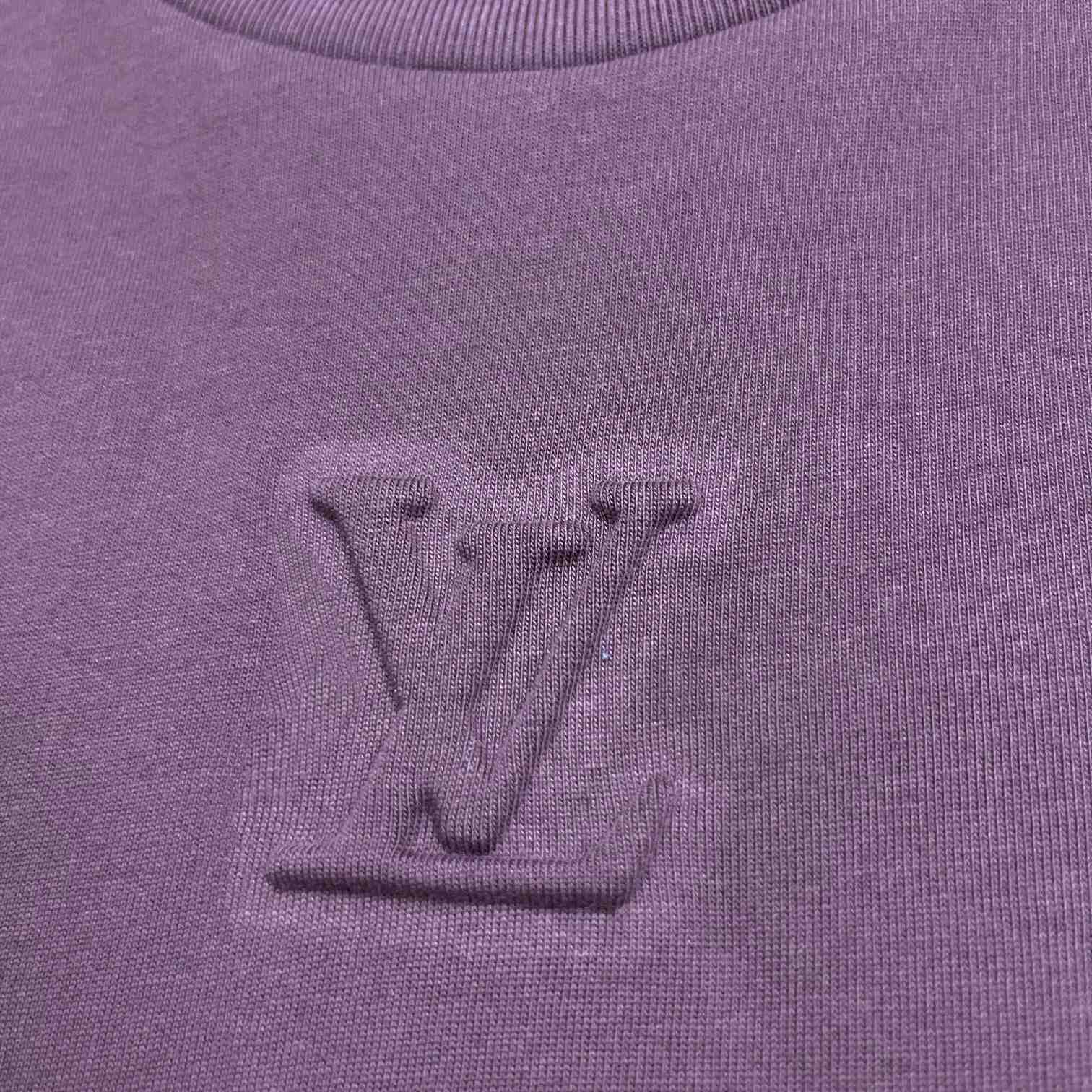 Louis Vuitton Logo Cotton T-Shirt    - FashionPlug