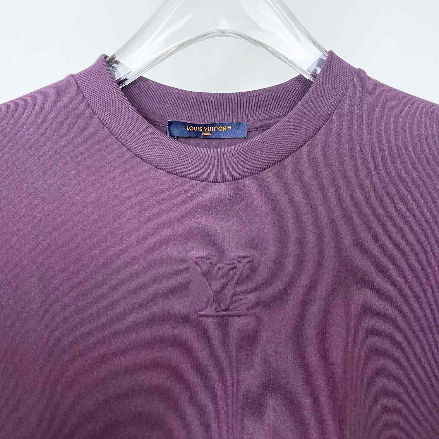 Louis Vuitton Logo Cotton T-Shirt    - FashionPlug