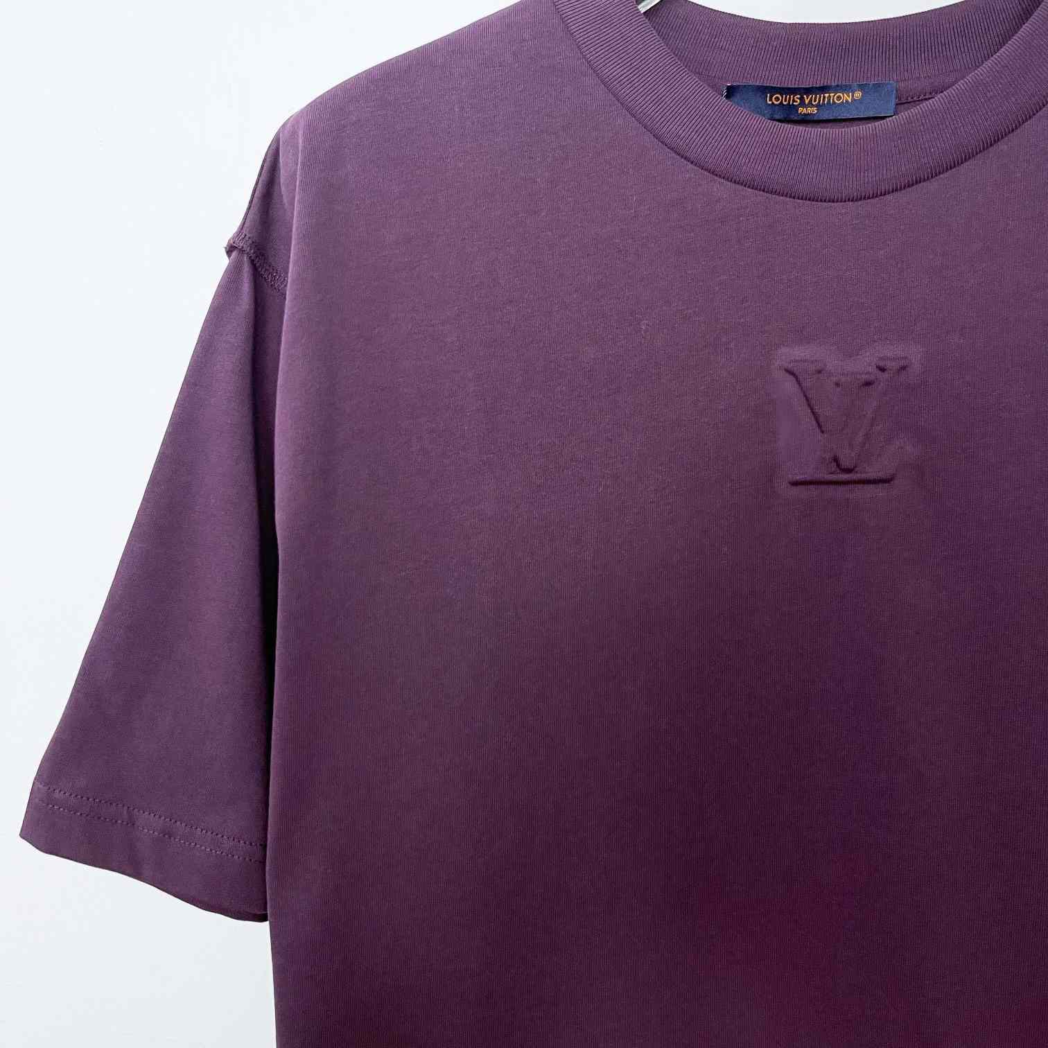 Louis Vuitton Logo Cotton T-Shirt    - FashionPlug