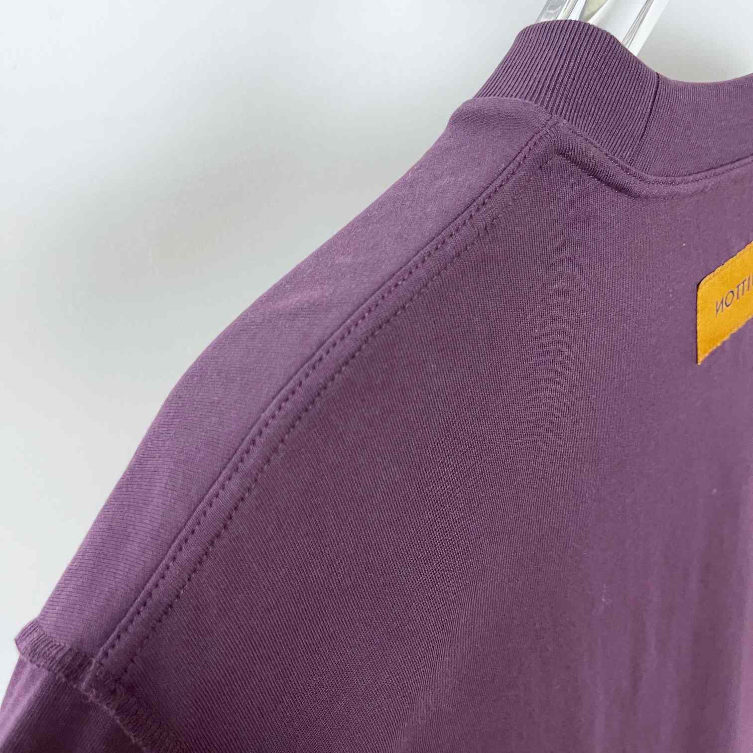 Louis Vuitton Logo Cotton T-Shirt    - FashionPlug