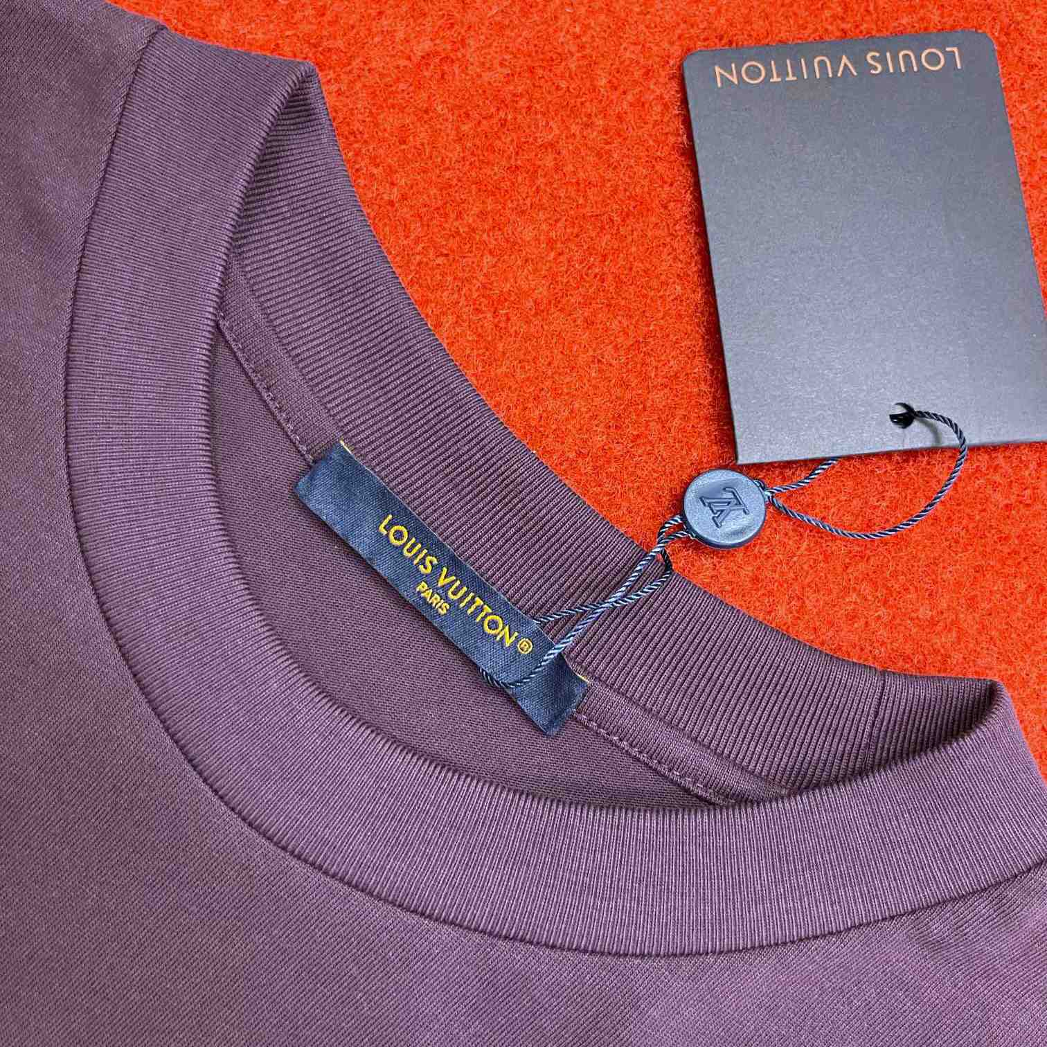 Louis Vuitton Logo Cotton T-Shirt    - FashionPlug