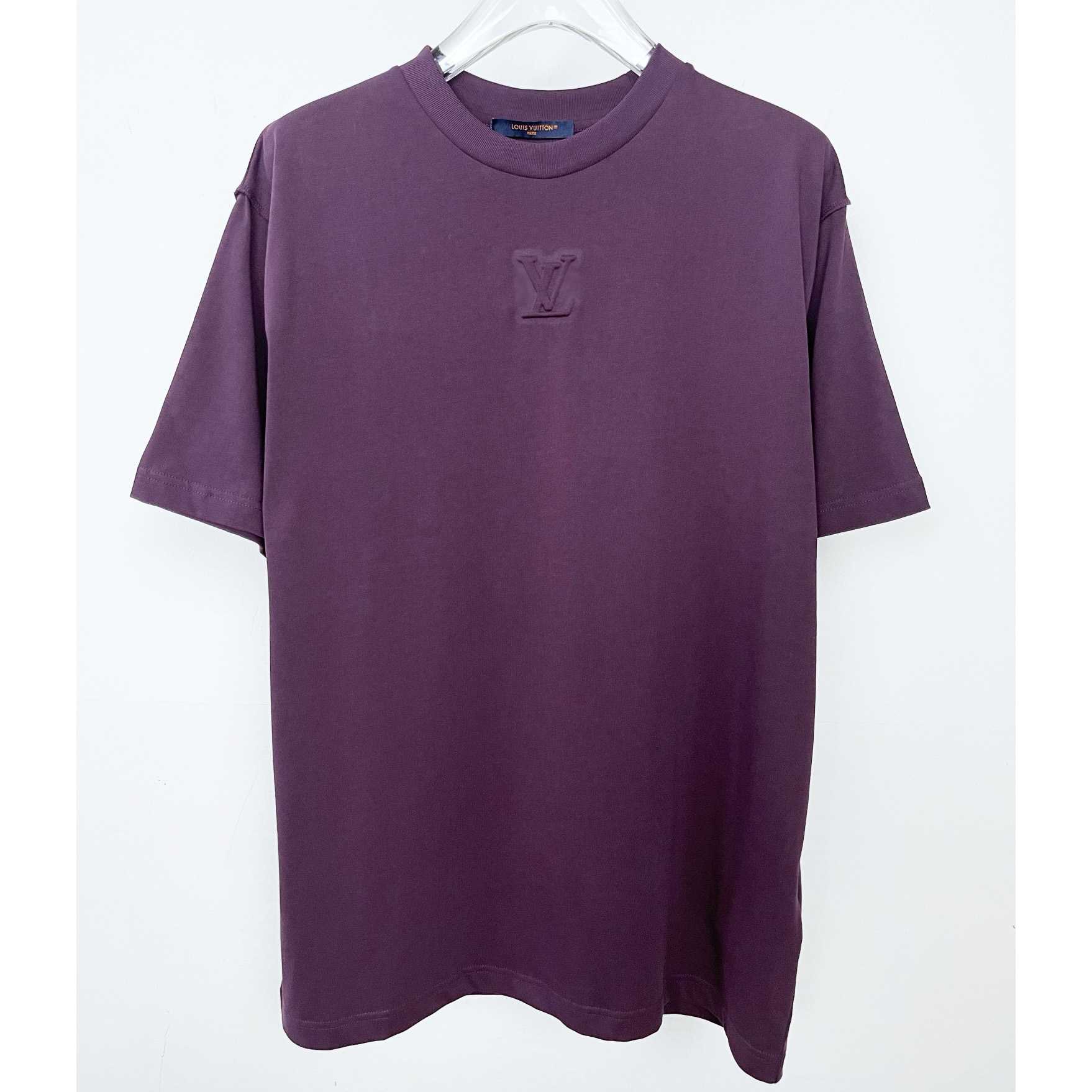 Louis Vuitton Logo Cotton T-Shirt    - FashionPlug