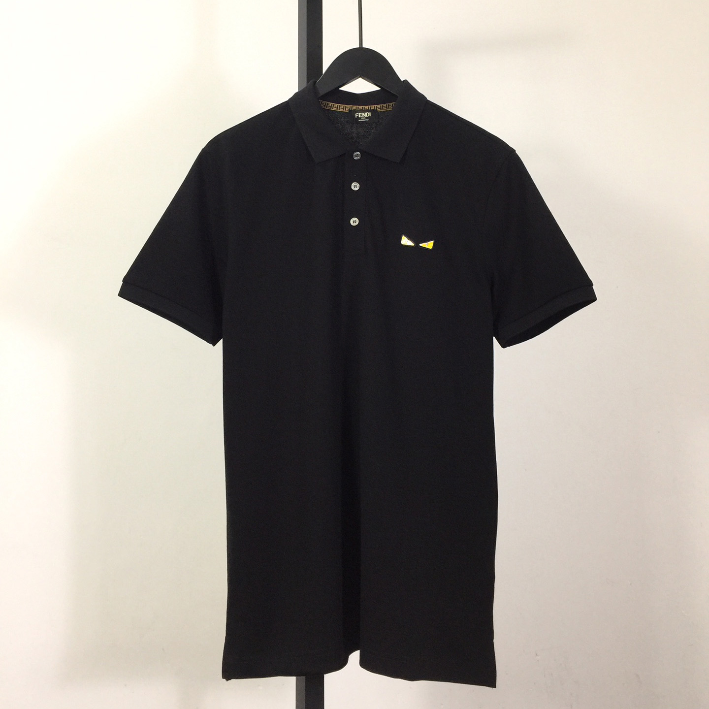 Fendi Logo Cotton Polo Shirt - FashionPlug