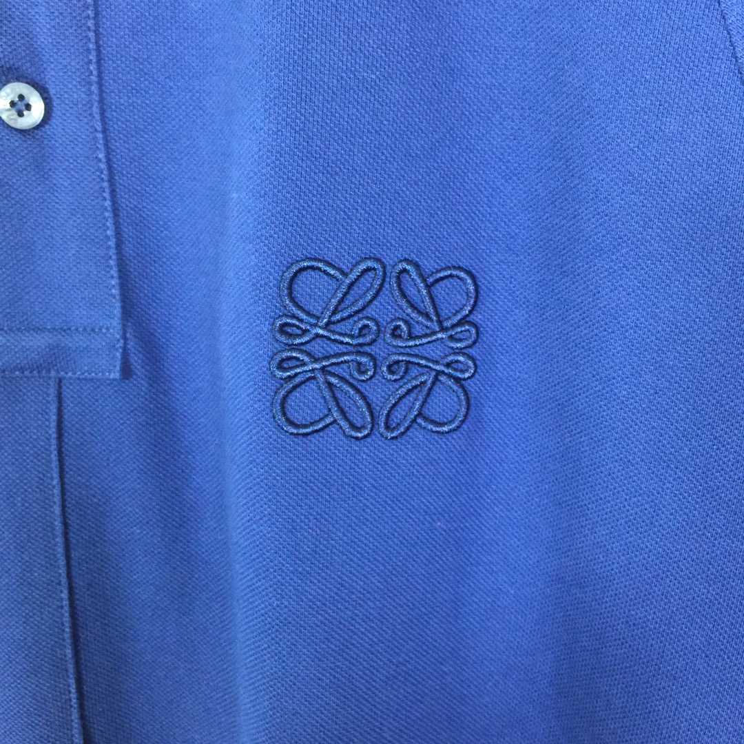 Loewe Logo Cotton Polo Shirt - FashionPlug