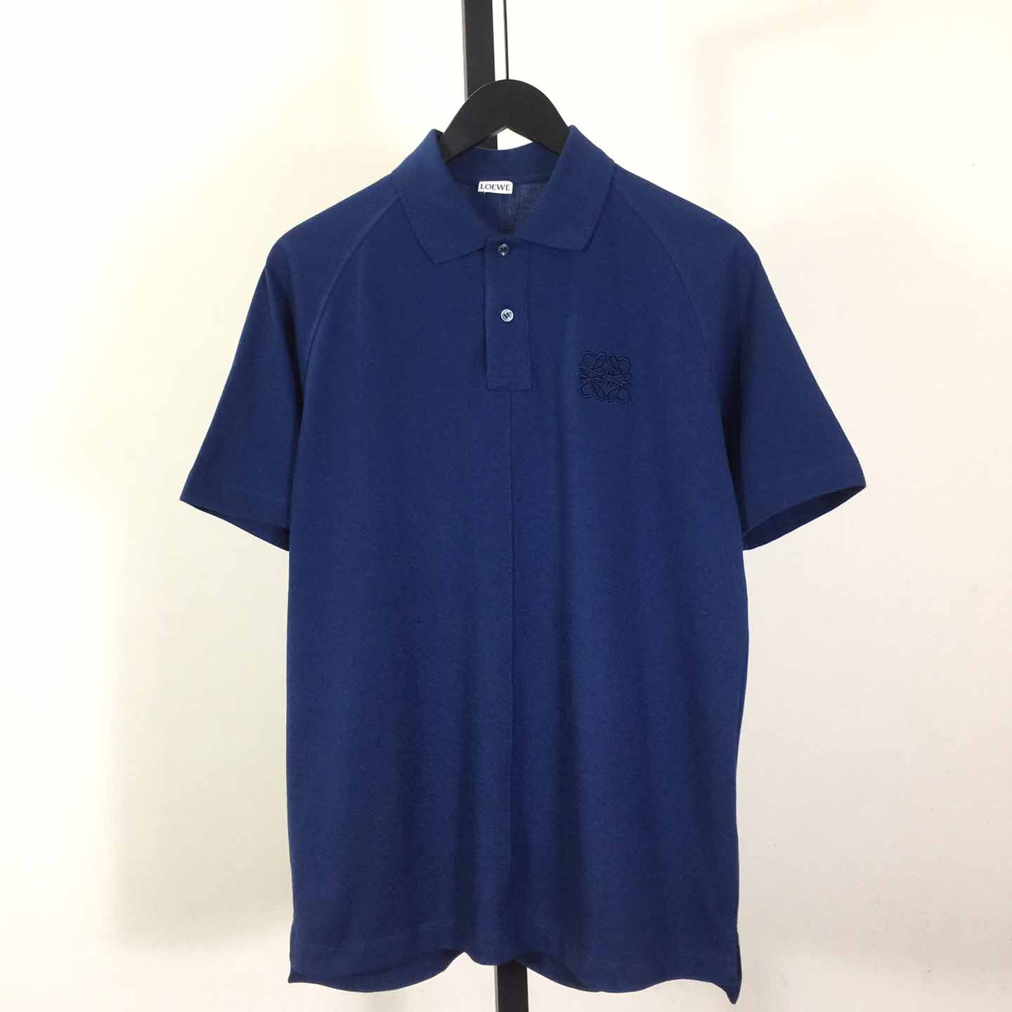 Loewe Logo Cotton Polo Shirt - FashionPlug