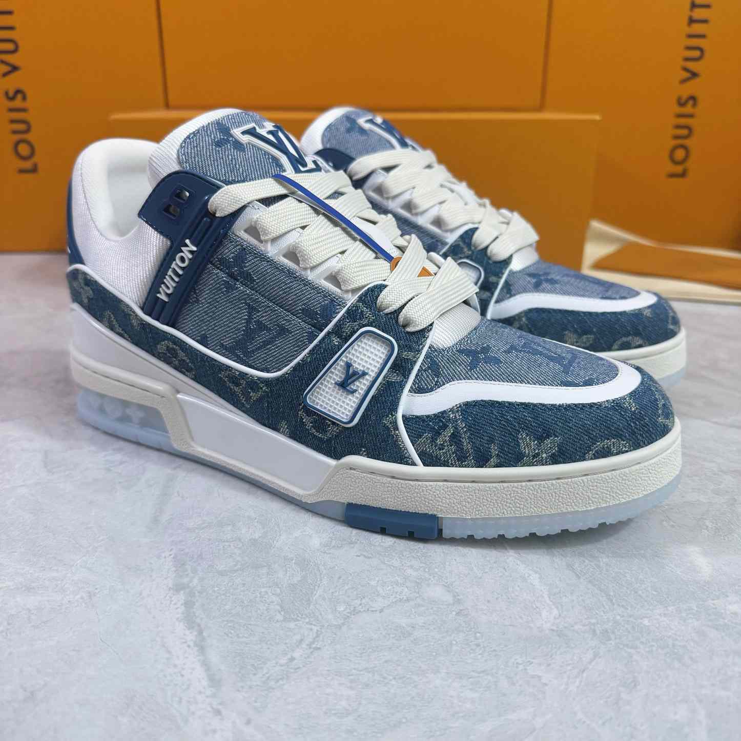 Louis Vuitton LV Trainer Sneaker  1ADHHX - FashionPlug