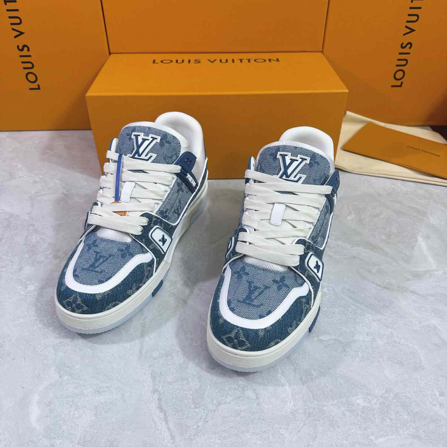Louis Vuitton LV Trainer Sneaker  1ADHHX - FashionPlug