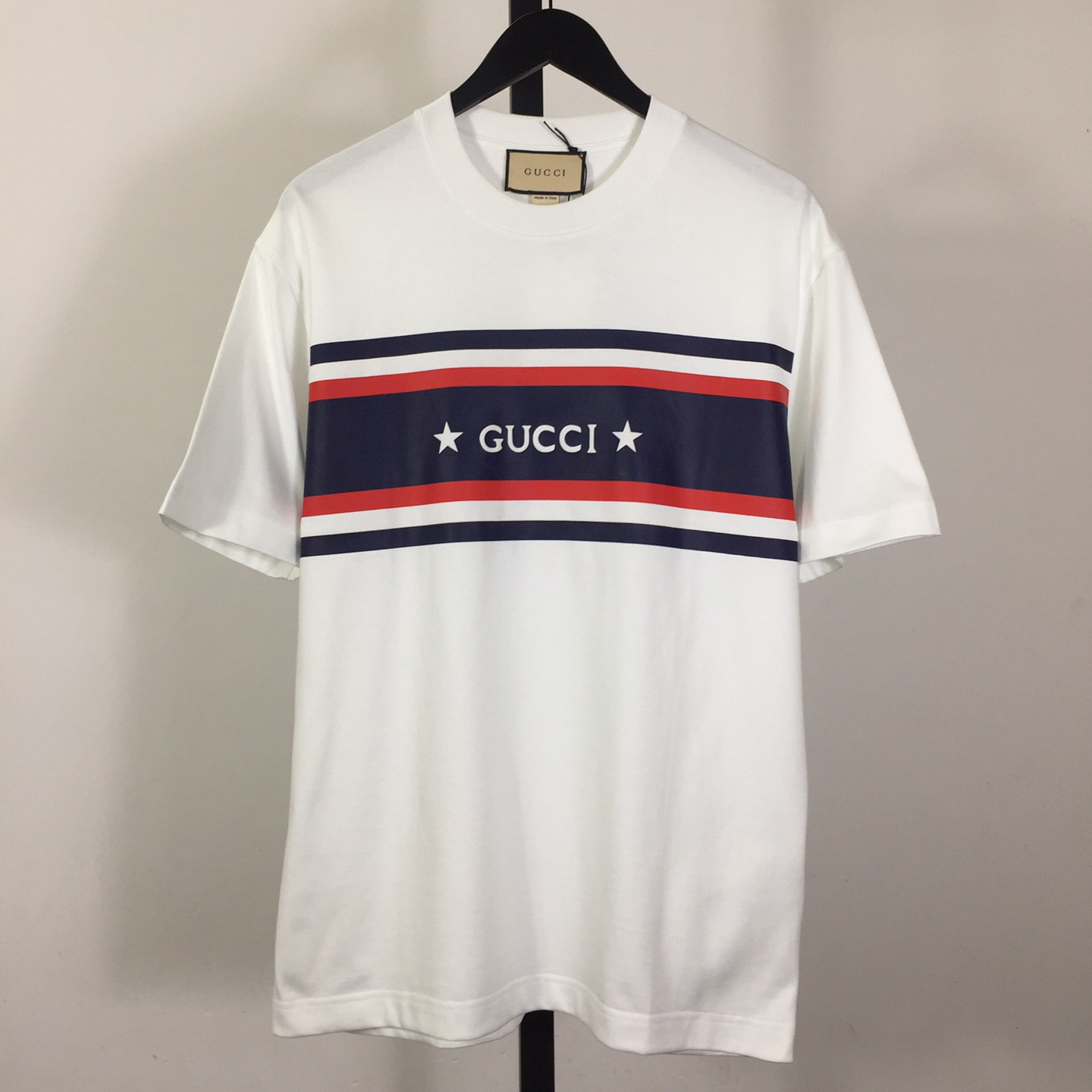 Gucci Cotton Jersey Printed T-shirt   - FashionPlug