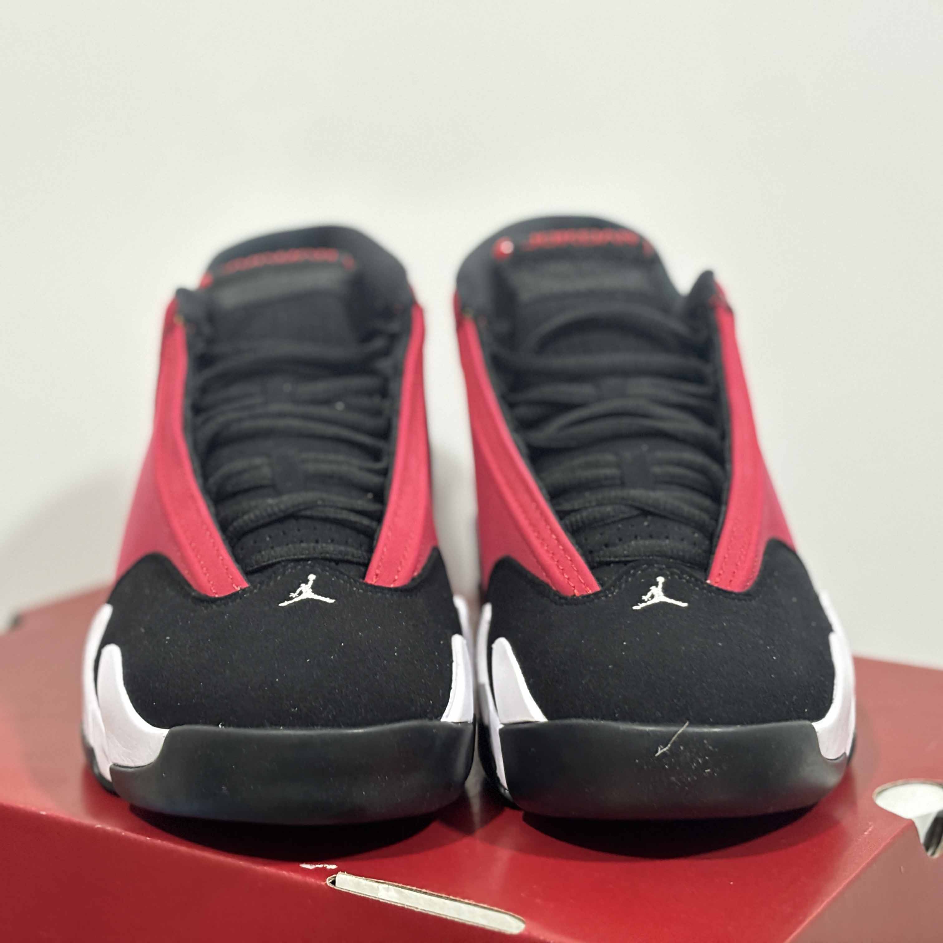 Air Jordan 14 Retro Gym Red Sneakers       487471-006 - FashionPlug