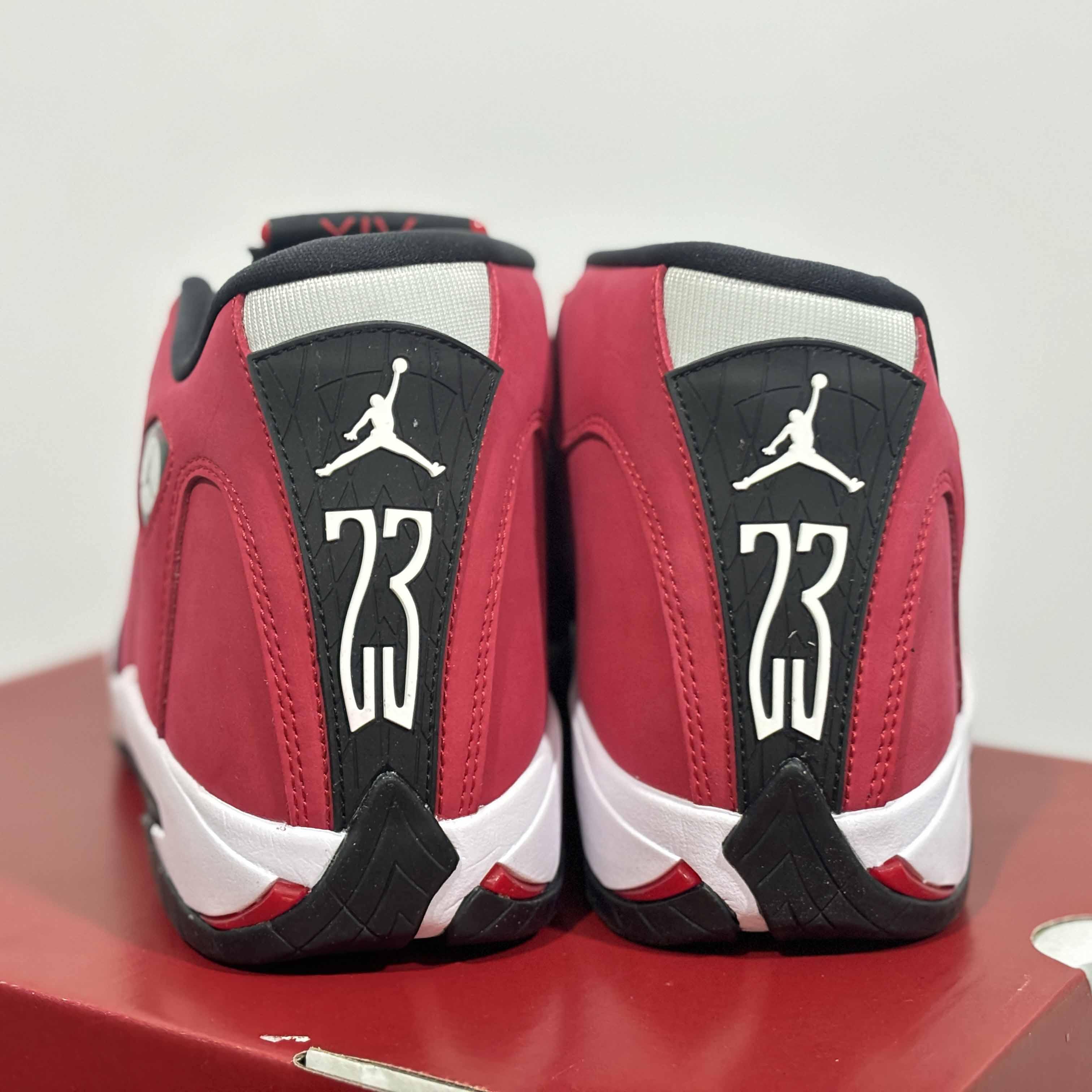Air Jordan 14 Retro Gym Red Sneakers       487471-006 - FashionPlug