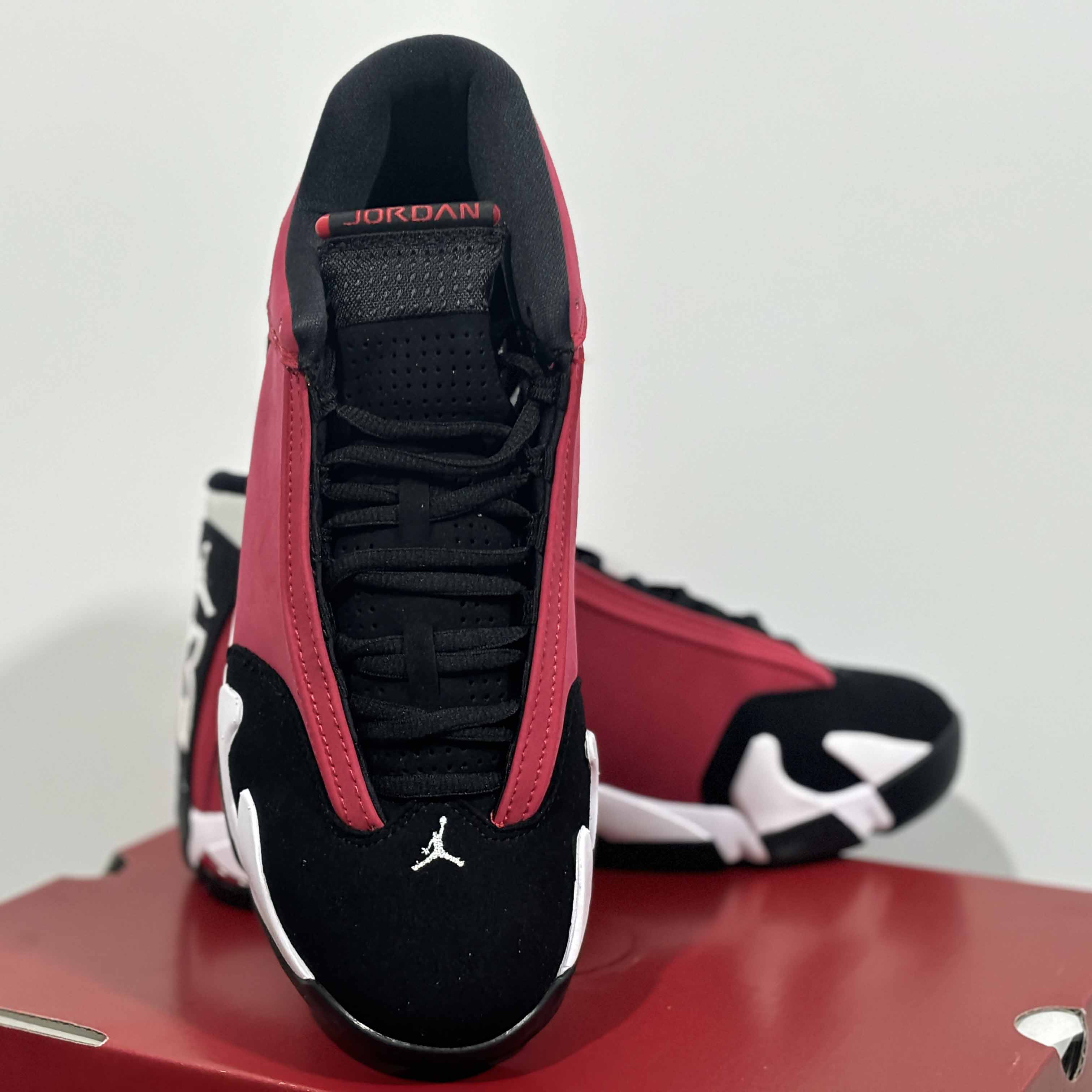 Air Jordan 14 Retro Gym Red Sneakers       487471-006 - FashionPlug