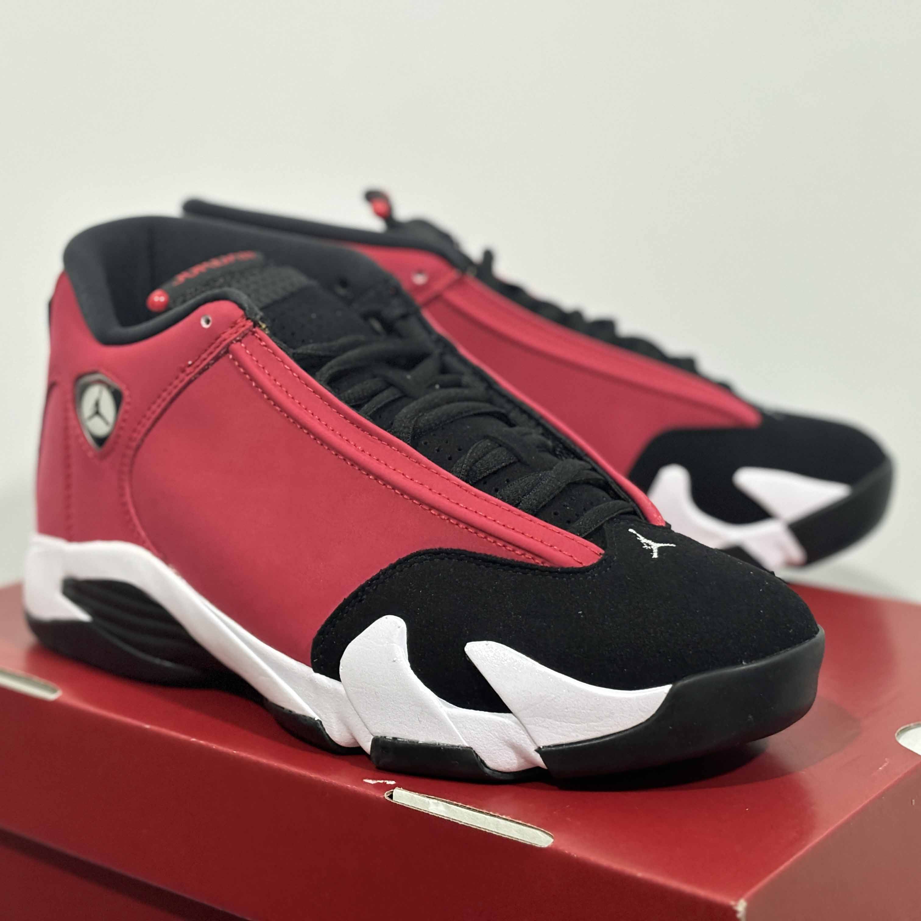 Air Jordan 14 Retro Gym Red Sneakers       487471-006 - FashionPlug