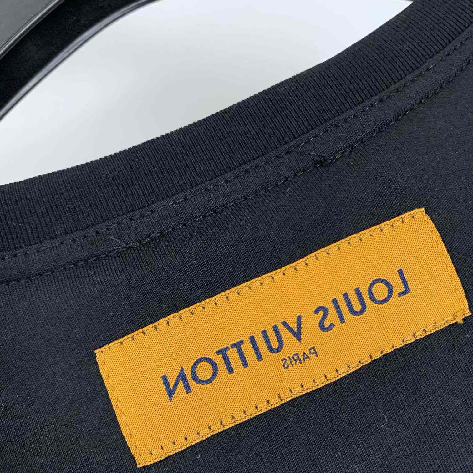 Louis Vuitton Logo Cotton T-Shirt    - FashionPlug