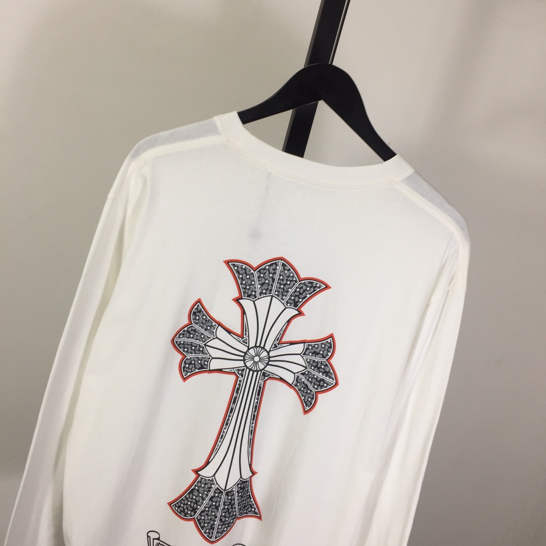 Chrome Hearts Long-sleeved Tee - FashionPlug