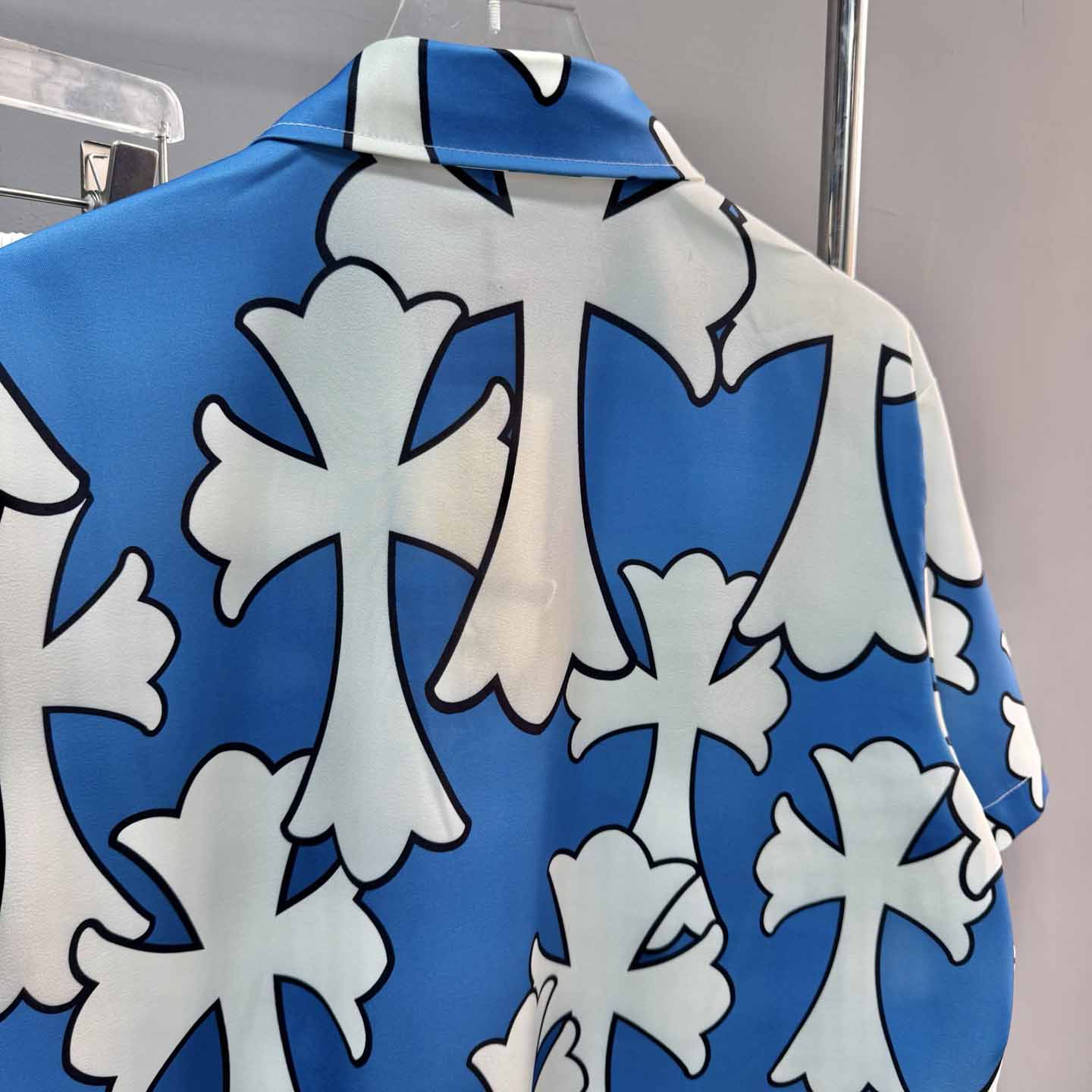 Chrome Heart Shirt & Shorts - FashionPlug