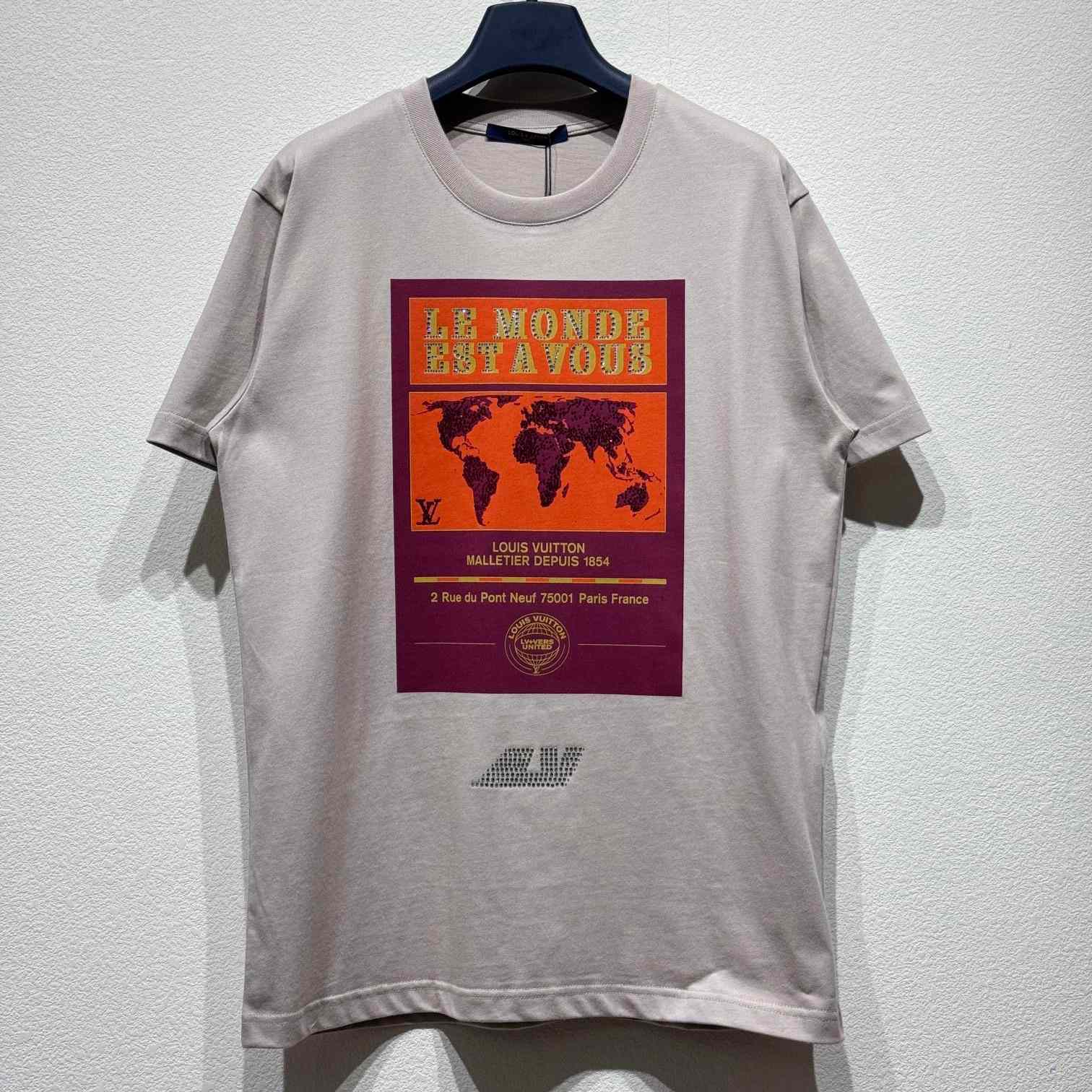 Louis Vuitton Cotton T-Shirt    - FashionPlug