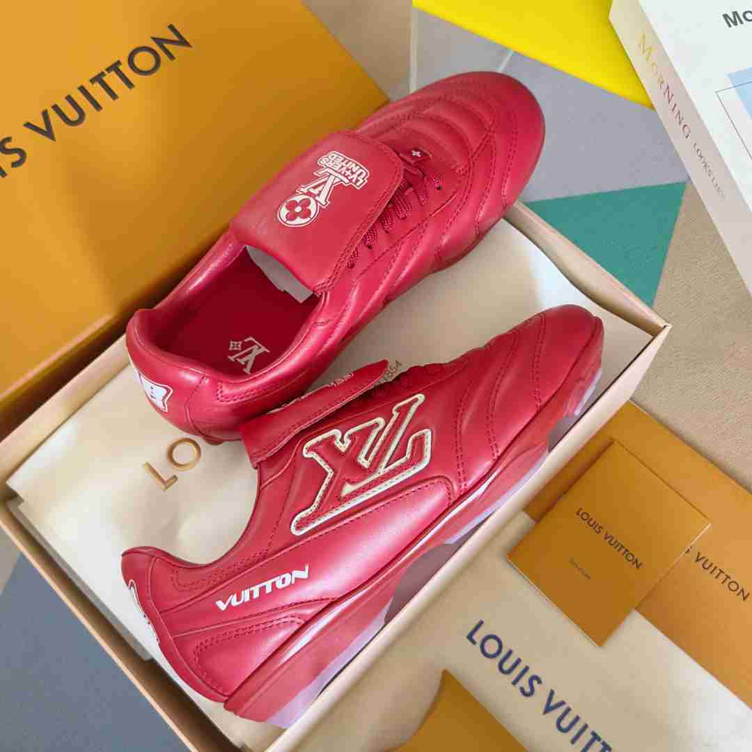 Louis Vuitton LV Footprint Soccer Sneaker   1AHDOR - FashionPlug