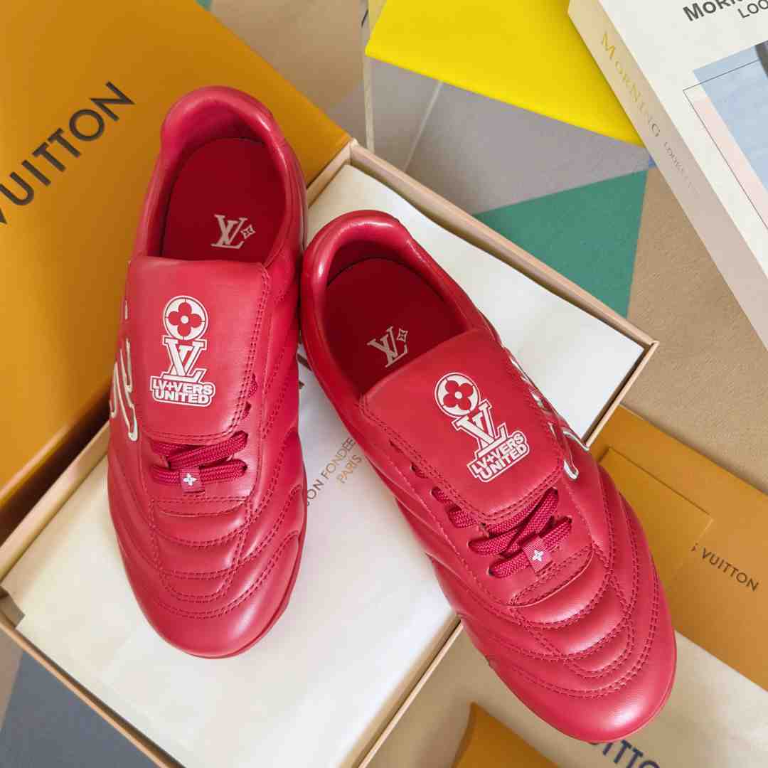Louis Vuitton LV Footprint Soccer Sneaker   1AHDOR - FashionPlug