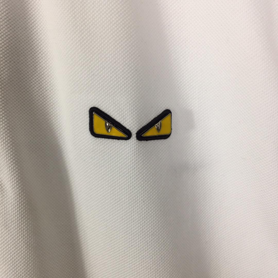 Fendi Logo Cotton Polo Shirt - FashionPlug
