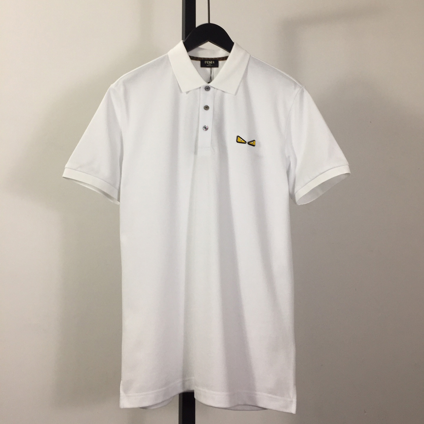 Fendi Logo Cotton Polo Shirt - FashionPlug
