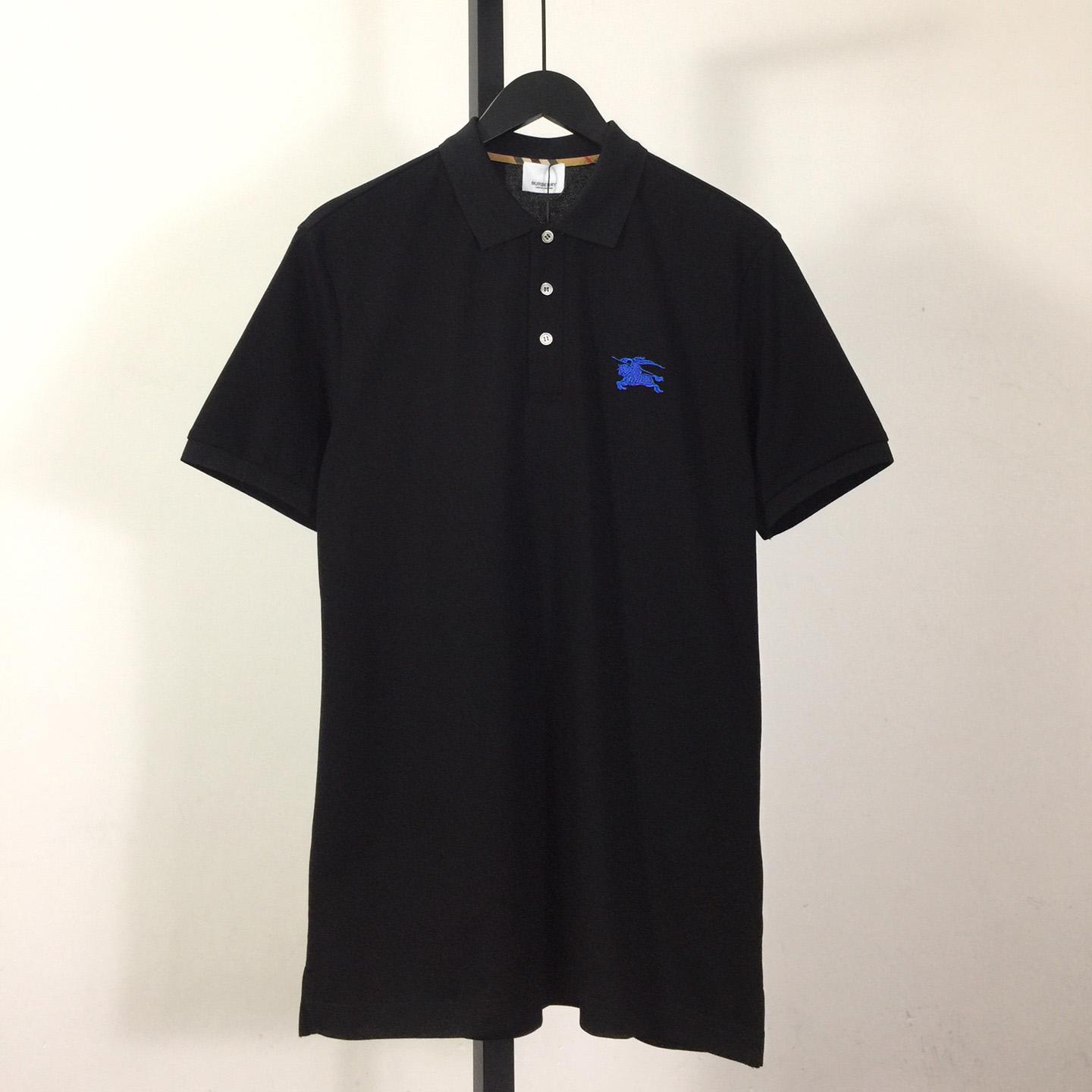 Burberry Logo Cotton Polo Shirt - FashionPlug