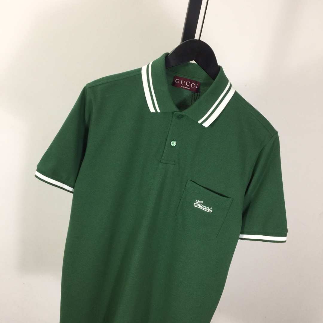 Gucci Cotton Piquet Polo Shirt - FashionPlug
