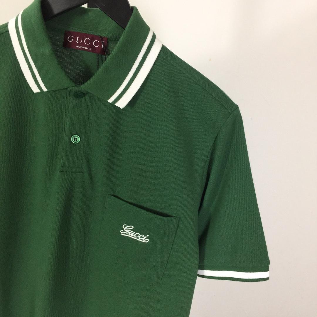 Gucci Cotton Piquet Polo Shirt - FashionPlug