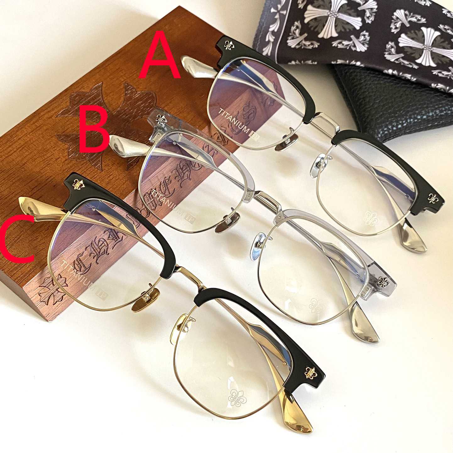 Chrome Hearts CH8305 Glasses - FashionPlug