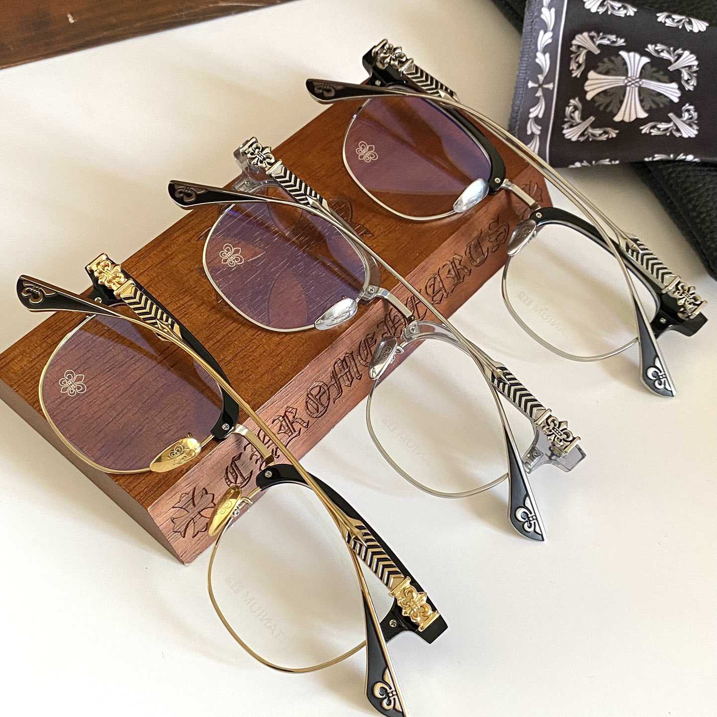 Chrome Hearts CH8305 Glasses - FashionPlug
