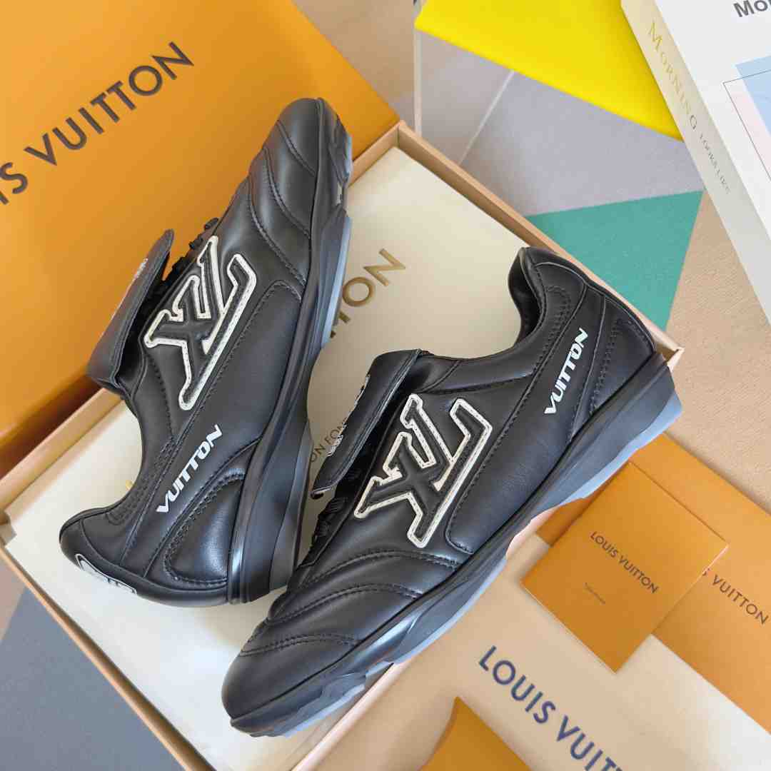 Louis Vuitton LV Footprint Soccer Sneaker   1AHAI1 - FashionPlug